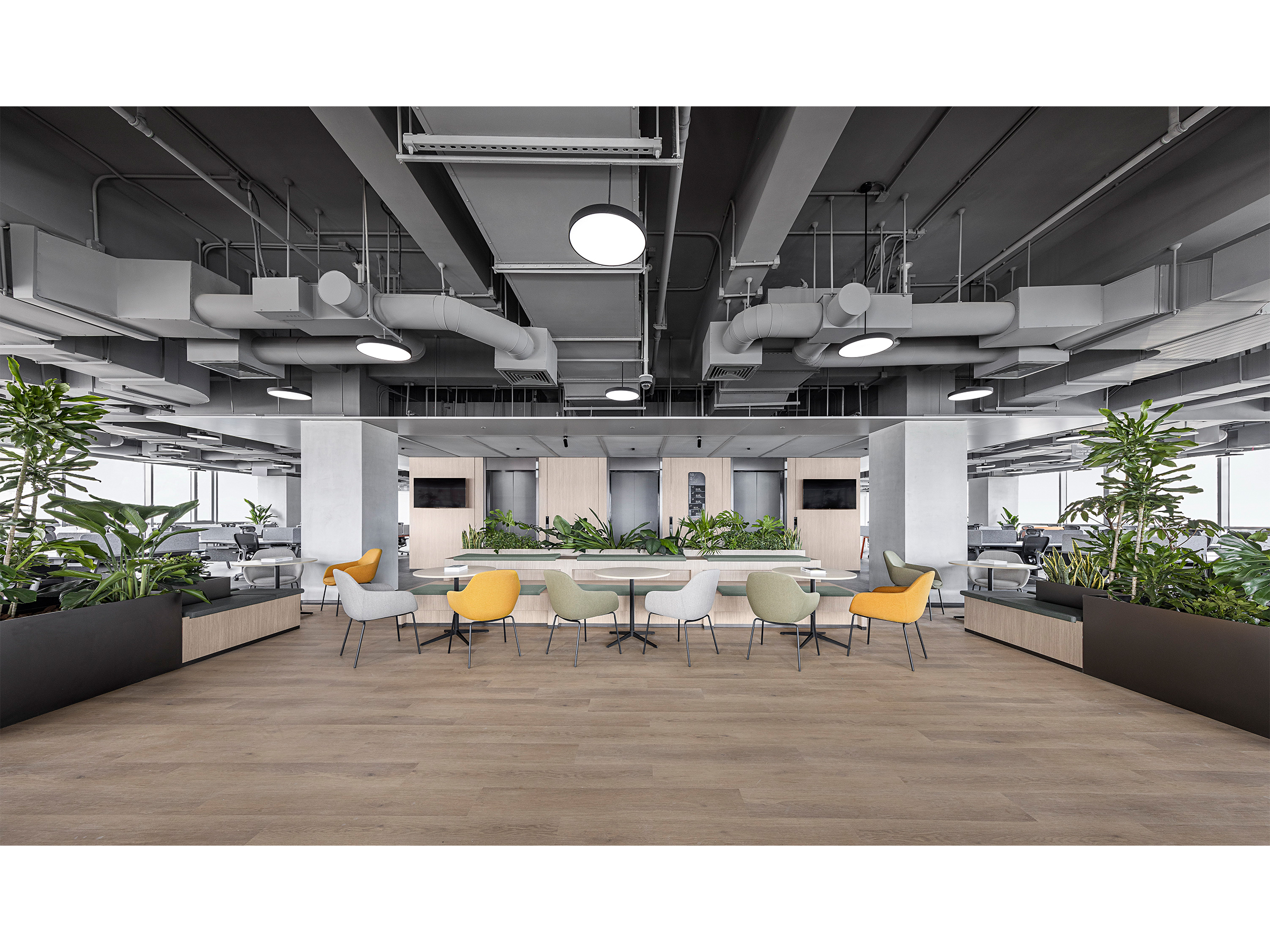 Interior design，office space ，