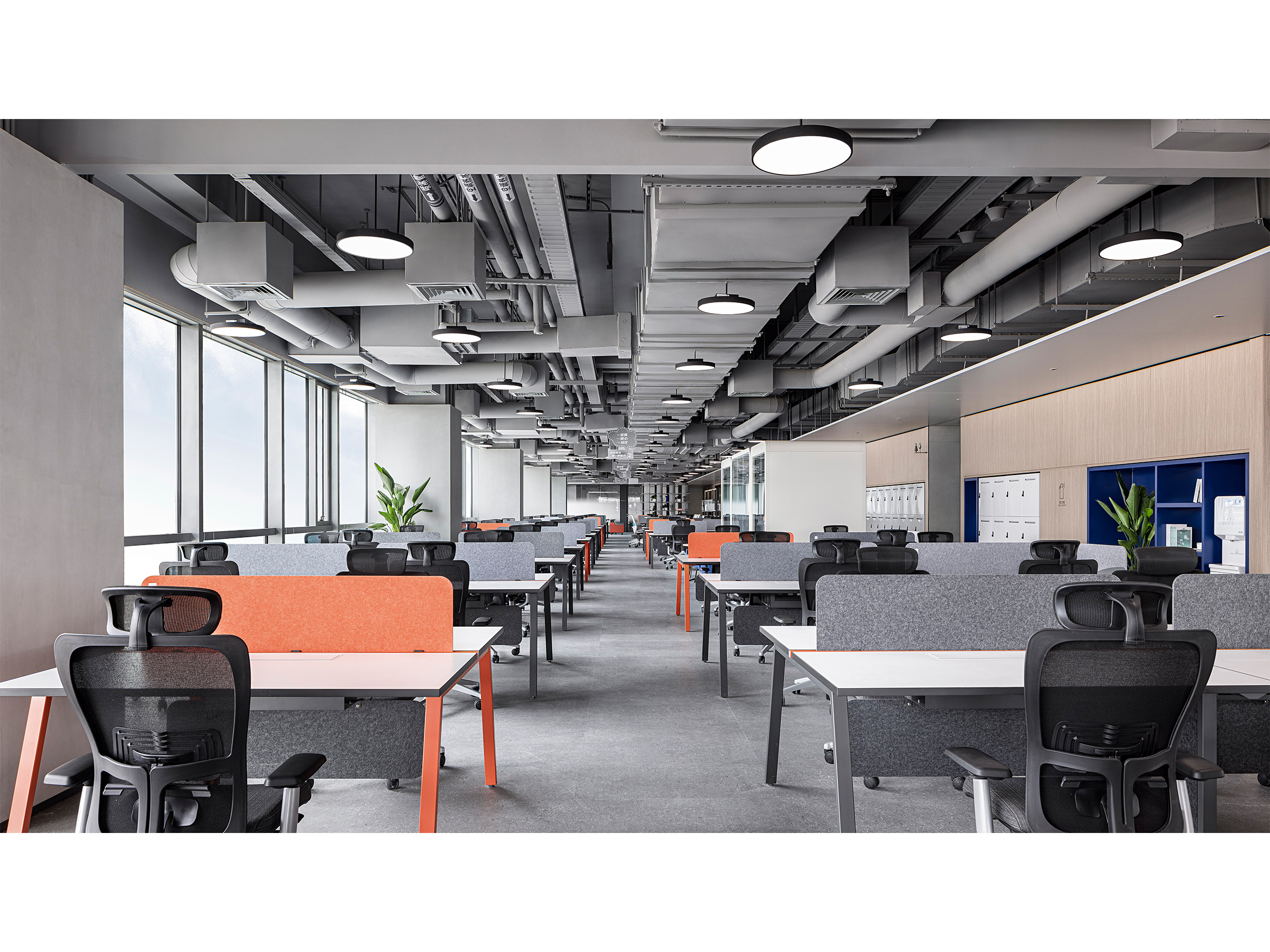 Interior design，office space ，