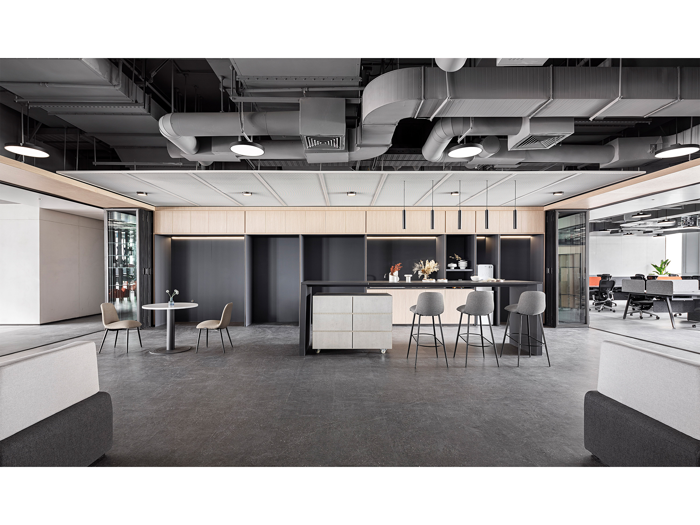 Interior design，office space ，