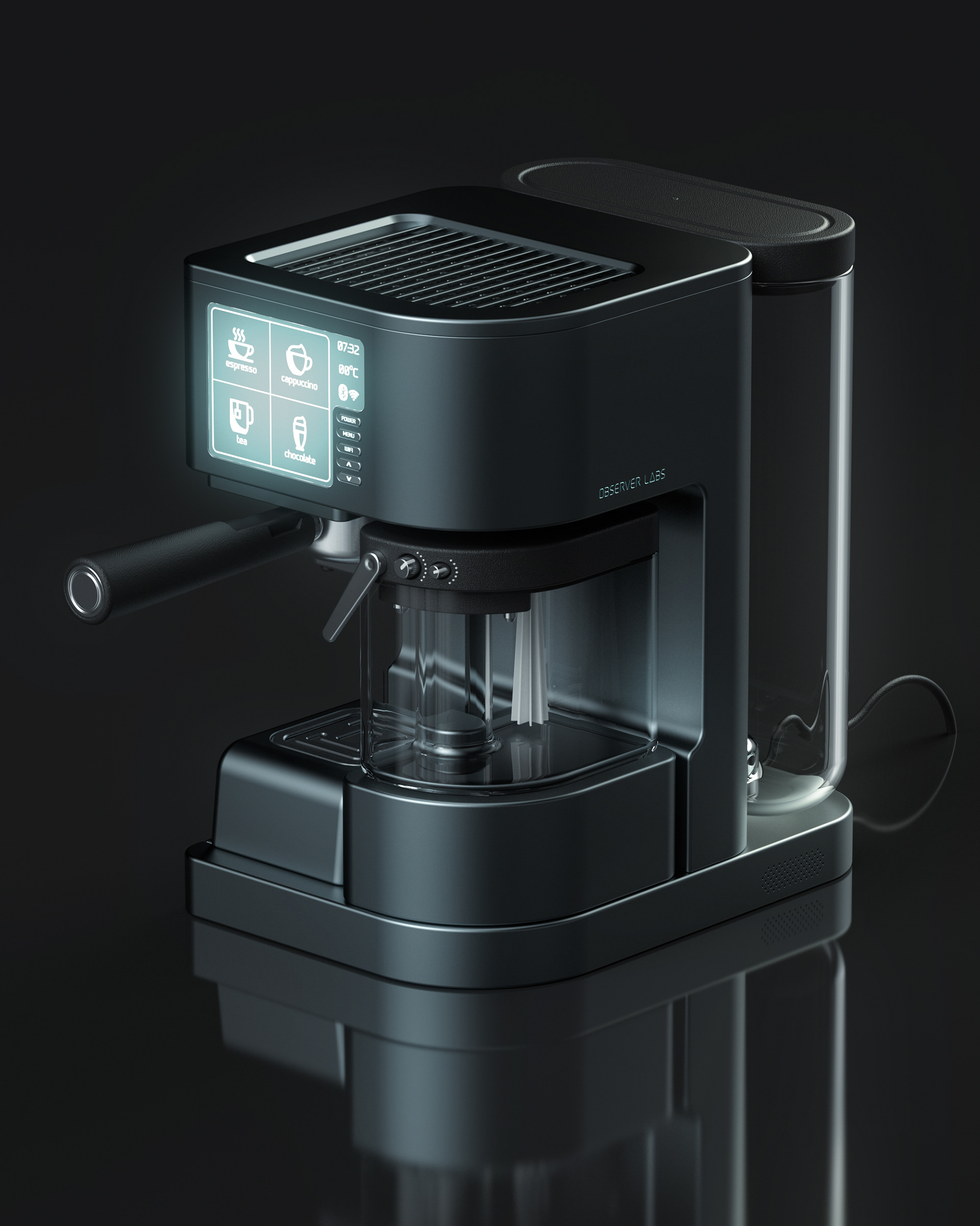 Coffee machine，conceptual design，