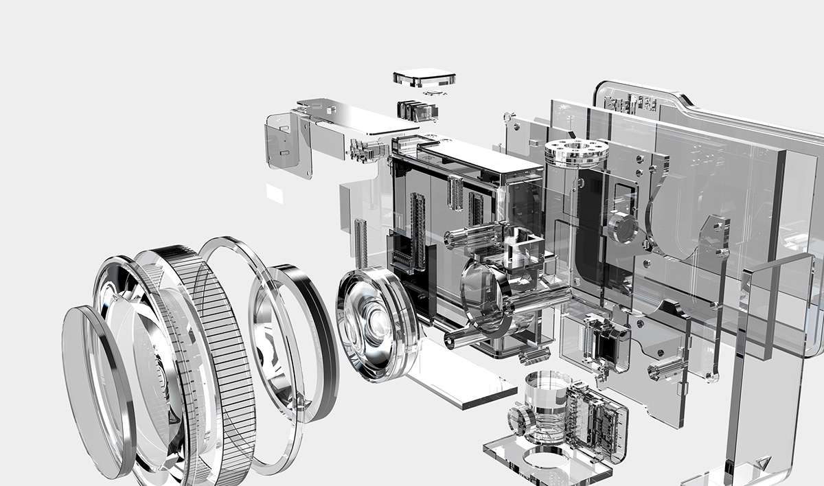 camera，Mini，Digital，product design，