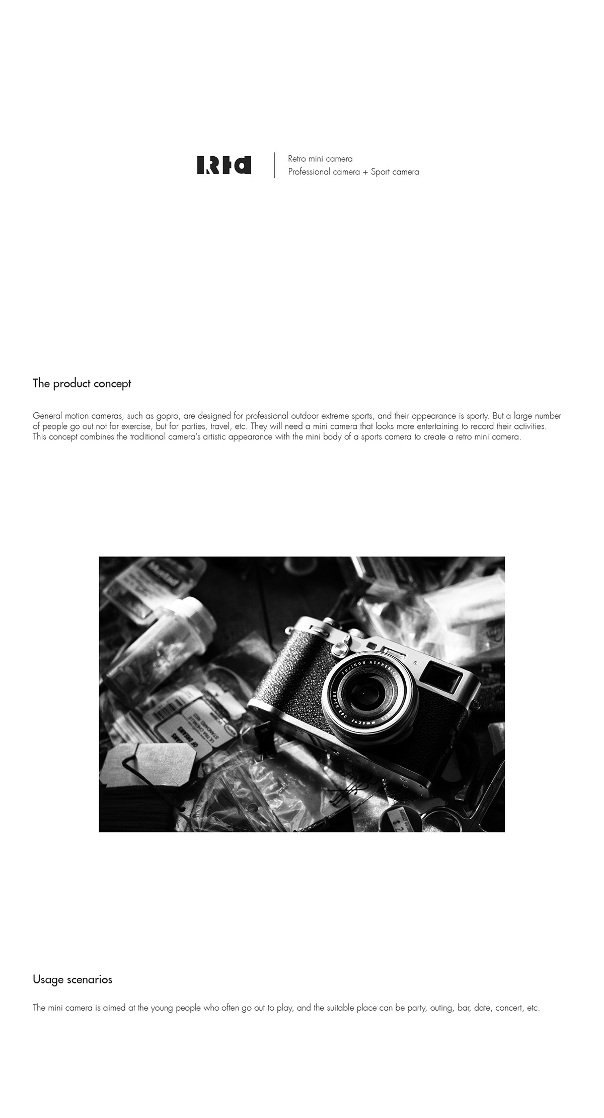 camera，Mini，Digital，product design，