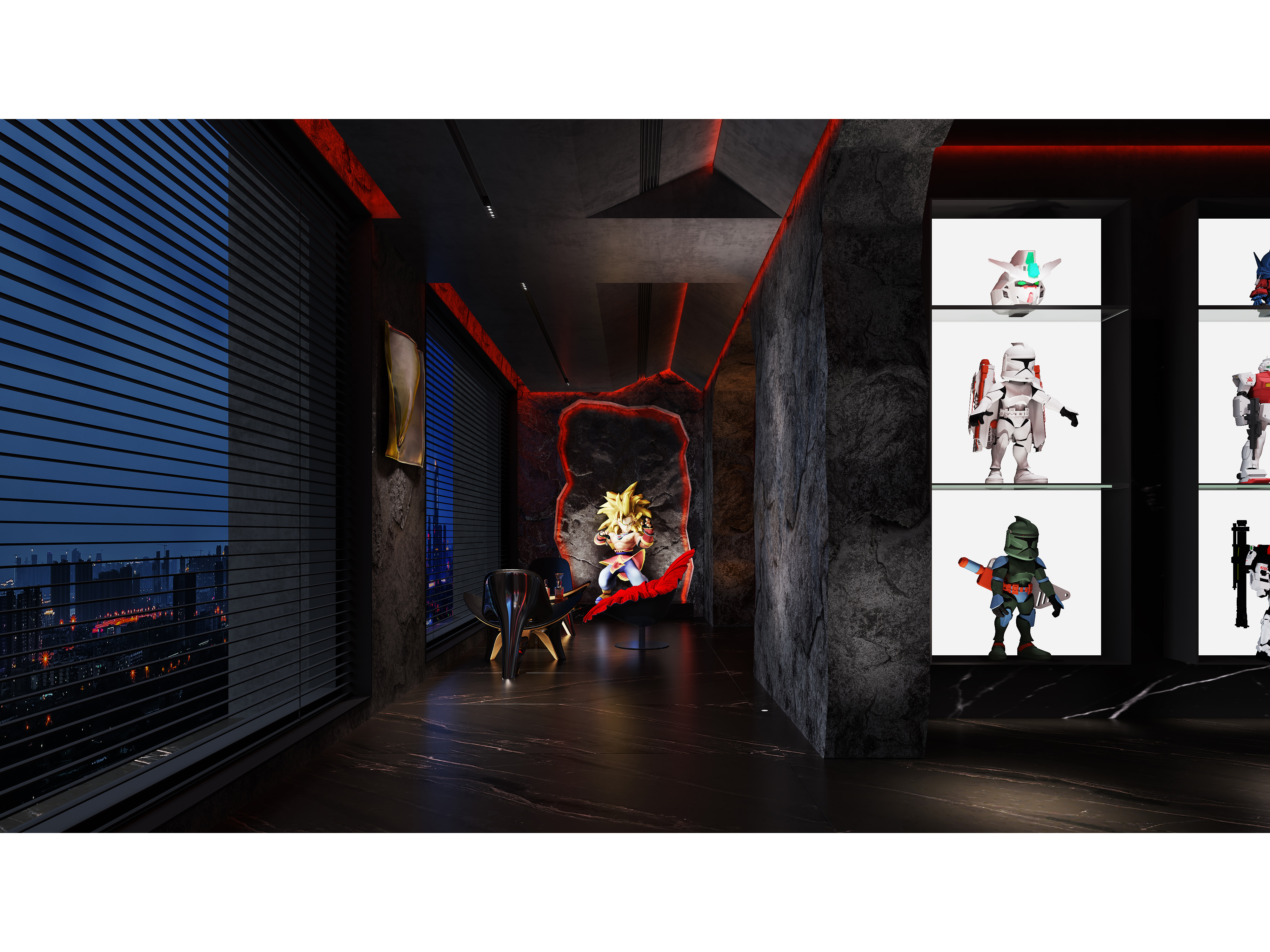 Interior design，residence，