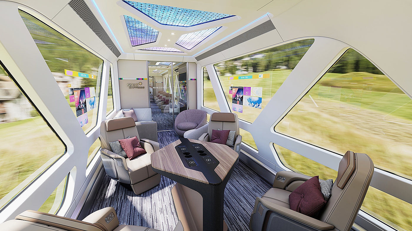 【2024年 iF设计奖】Next generation mountain touring train design - 普象网