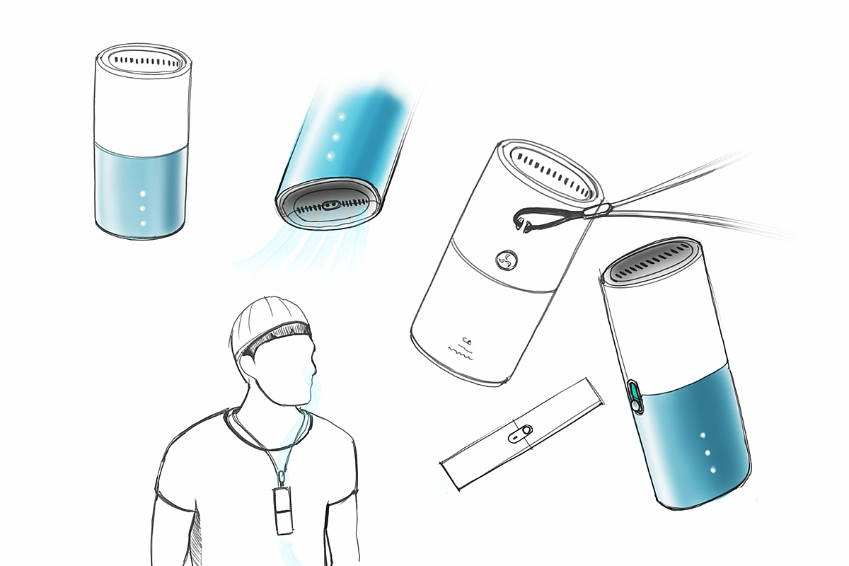 portable，air cleaner，outdoors，