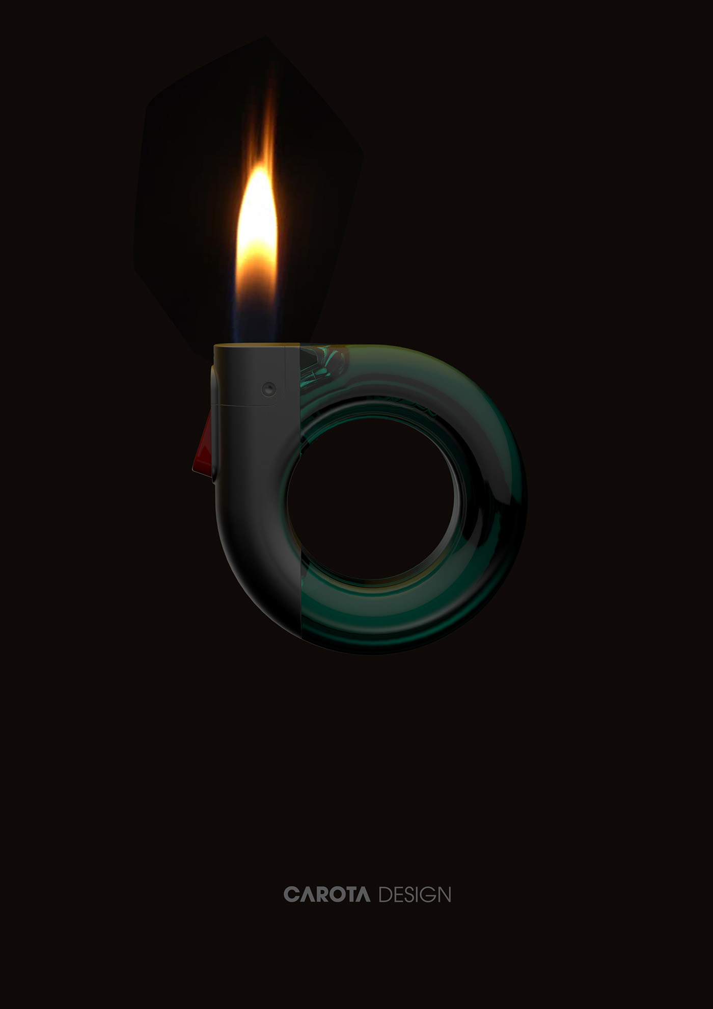 lighter，Carota design，doughnut，circular，automation，