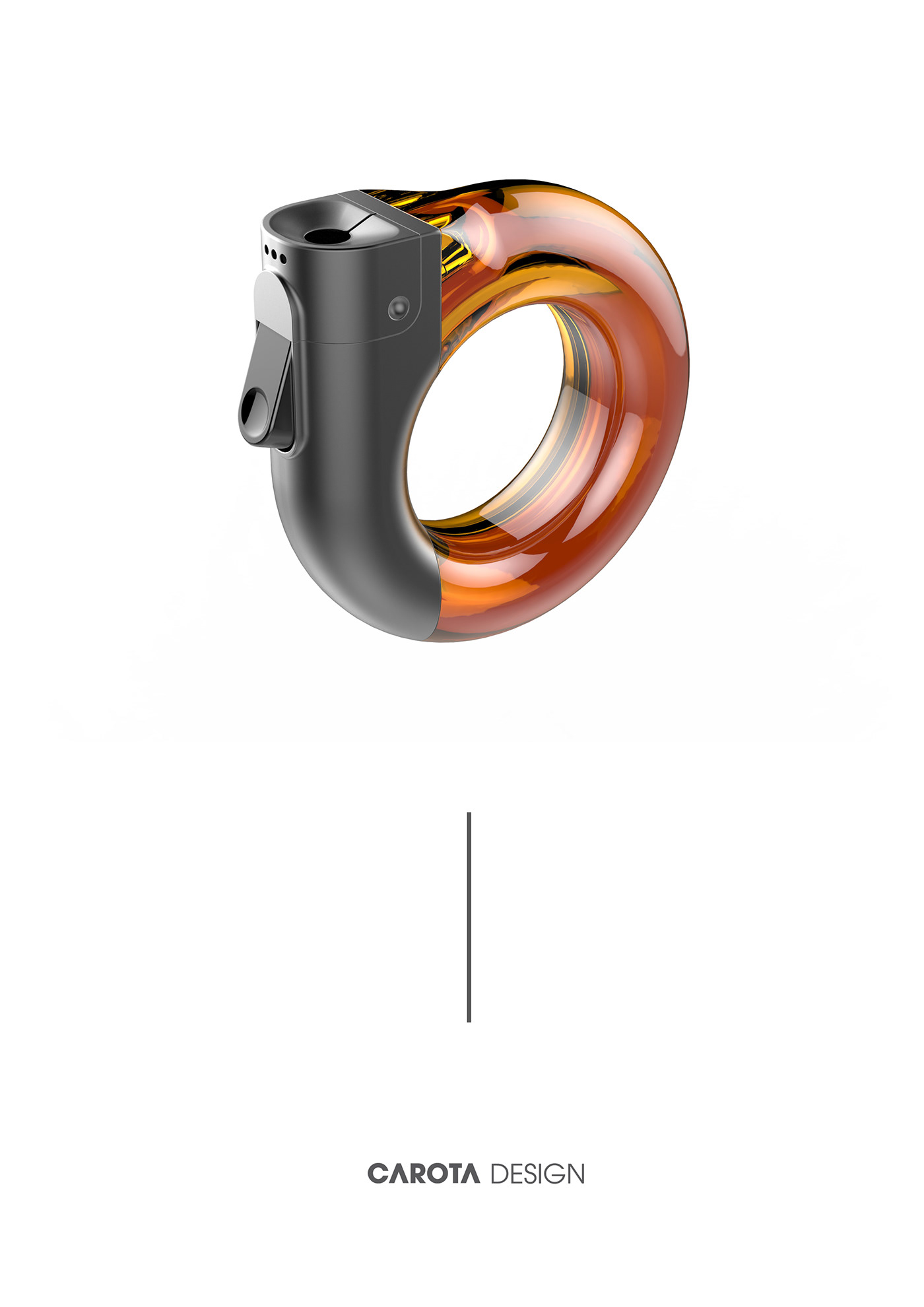 lighter，Carota design，doughnut，circular，automation，