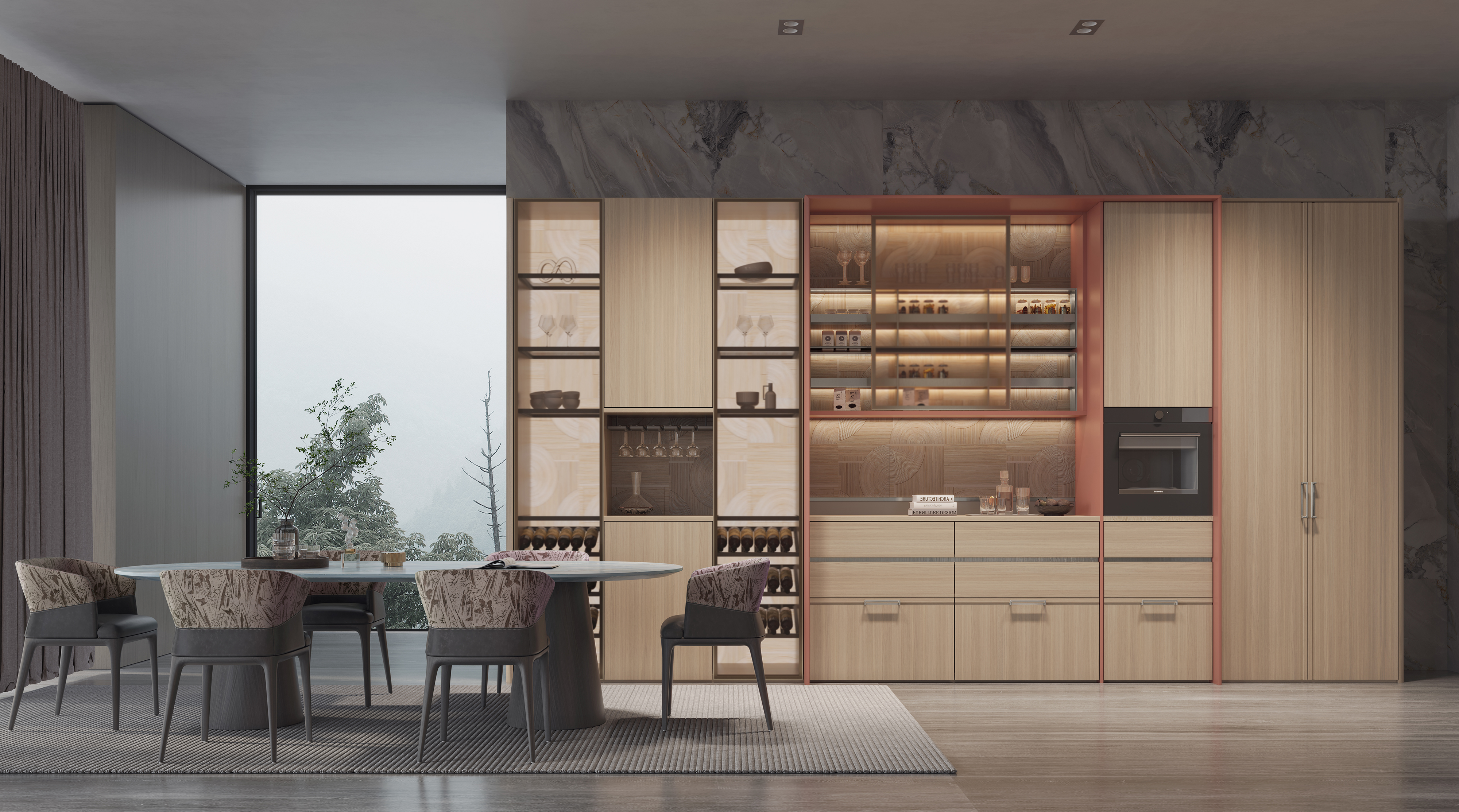 Interior design，residence，