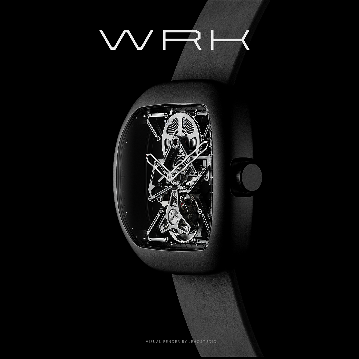 WRK ACF-01，Wristwatch，Wrist watch，industrial design，