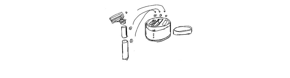 razor，dry，clean，disinfect，Box，