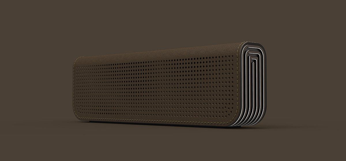 speaker，portable，Bluetooth，Sound#5，Leatherwear，aluminium，
