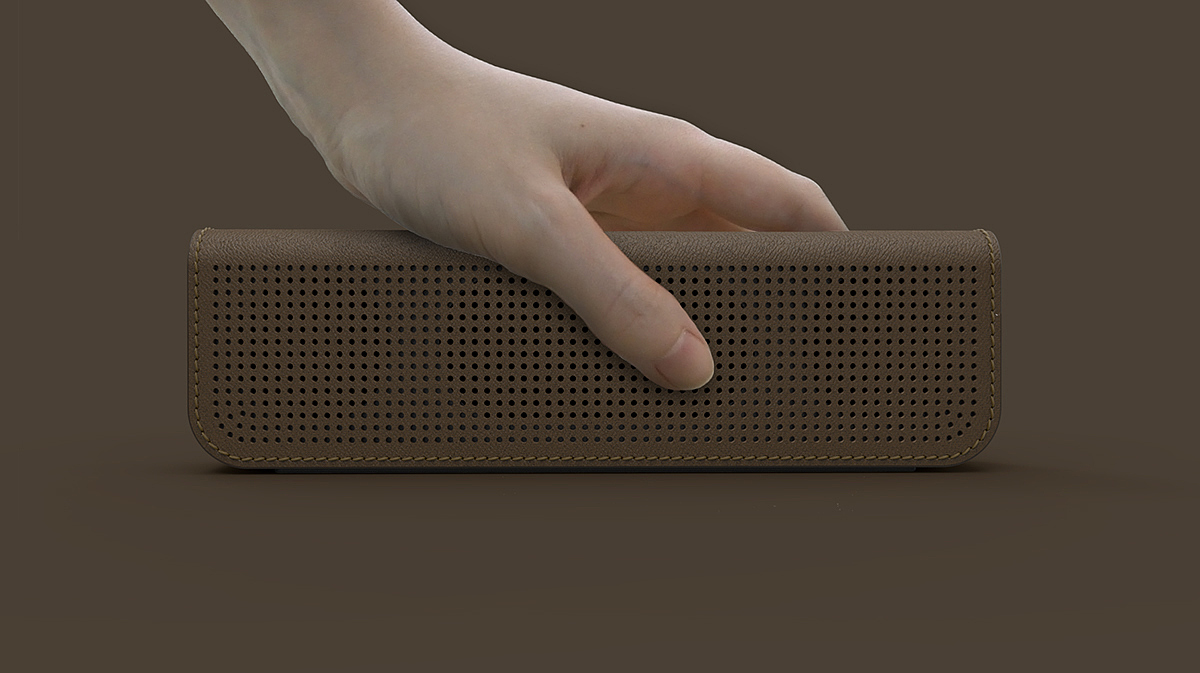 speaker，portable，Bluetooth，Sound#5，Leatherwear，aluminium，