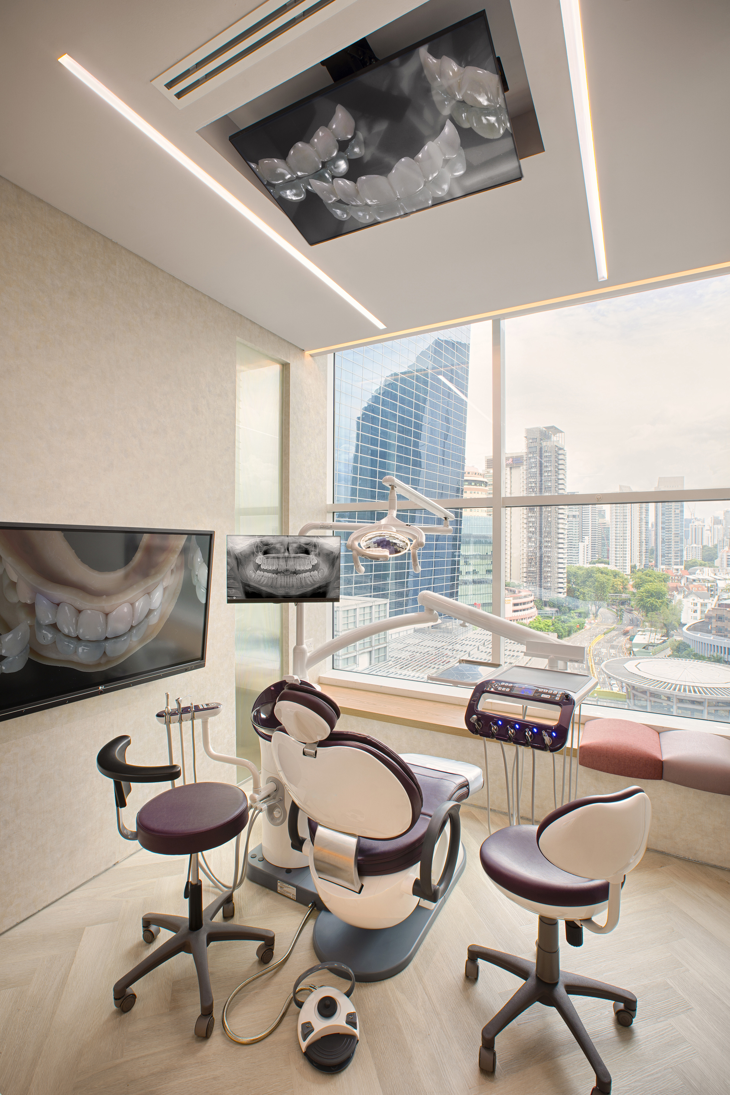 Interior design，public space ，