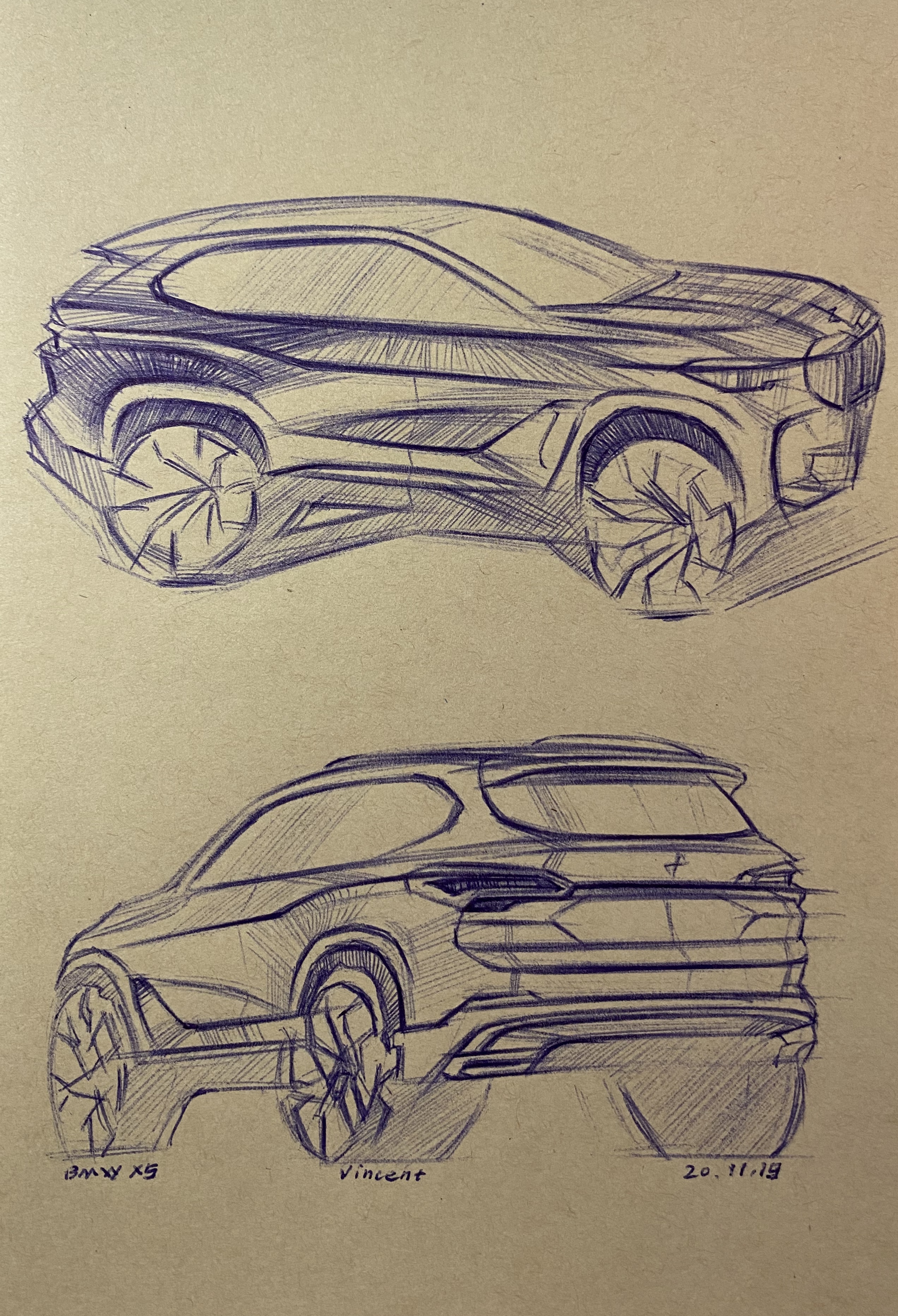 Hand drawn，automobile，photoshop，vehicle，