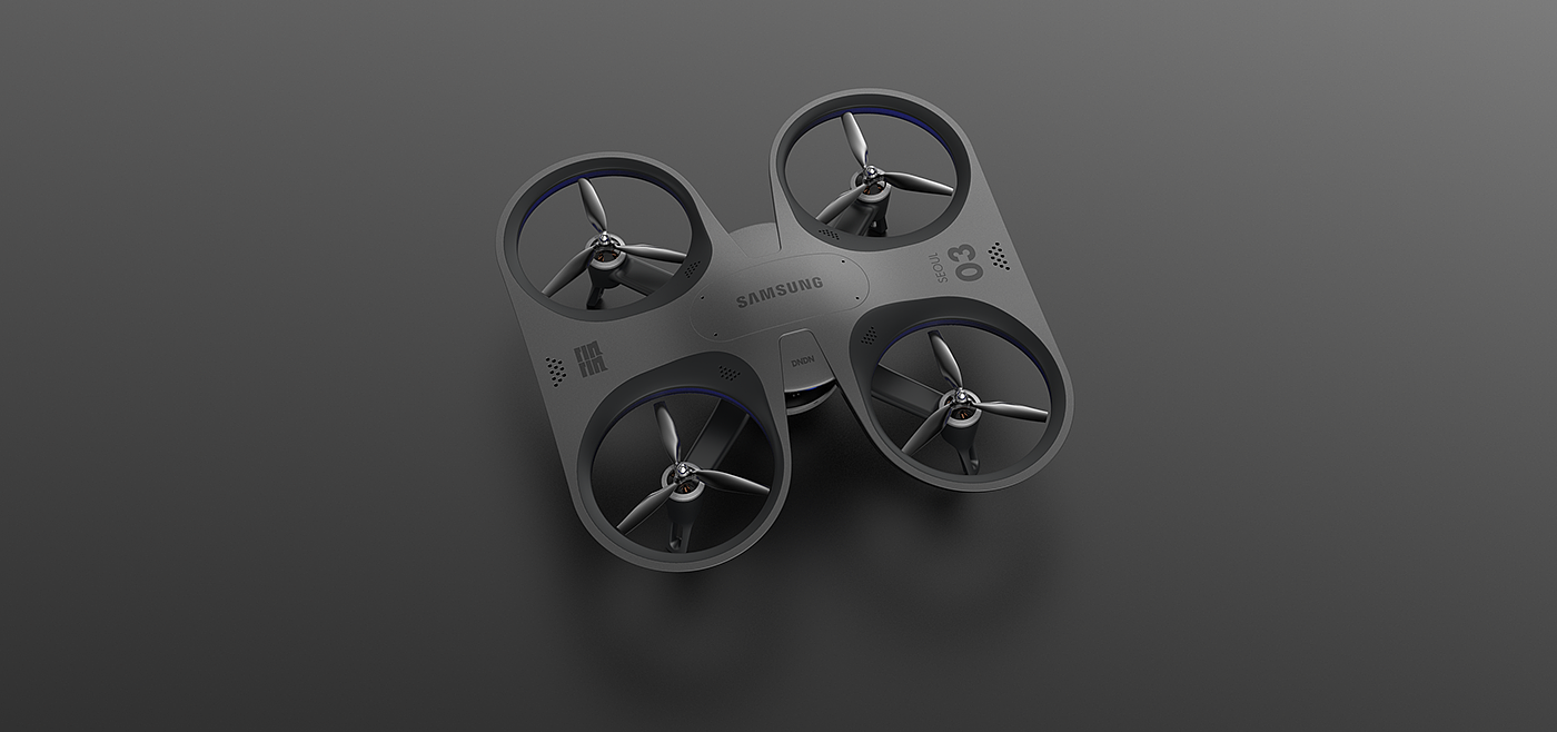 samsung，UAV，black，Automatic design，