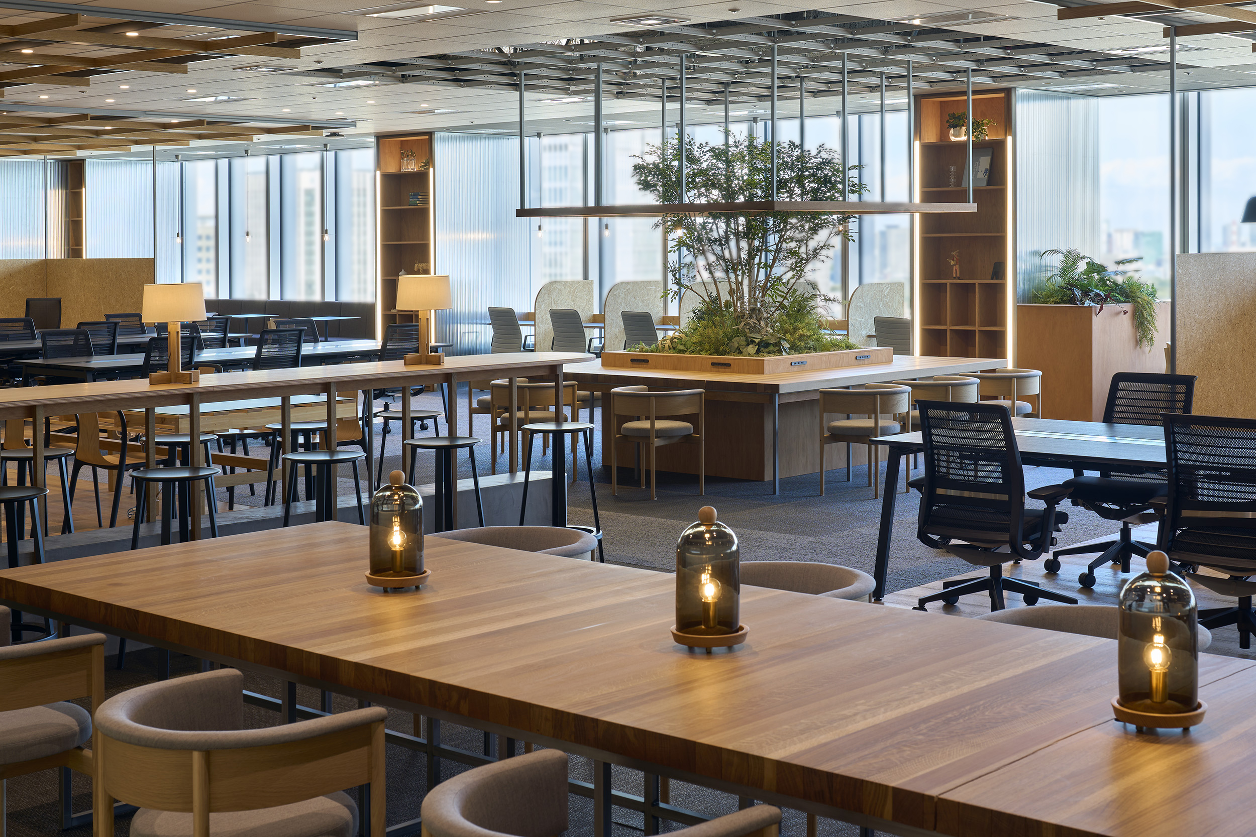 Interior design，office space ，