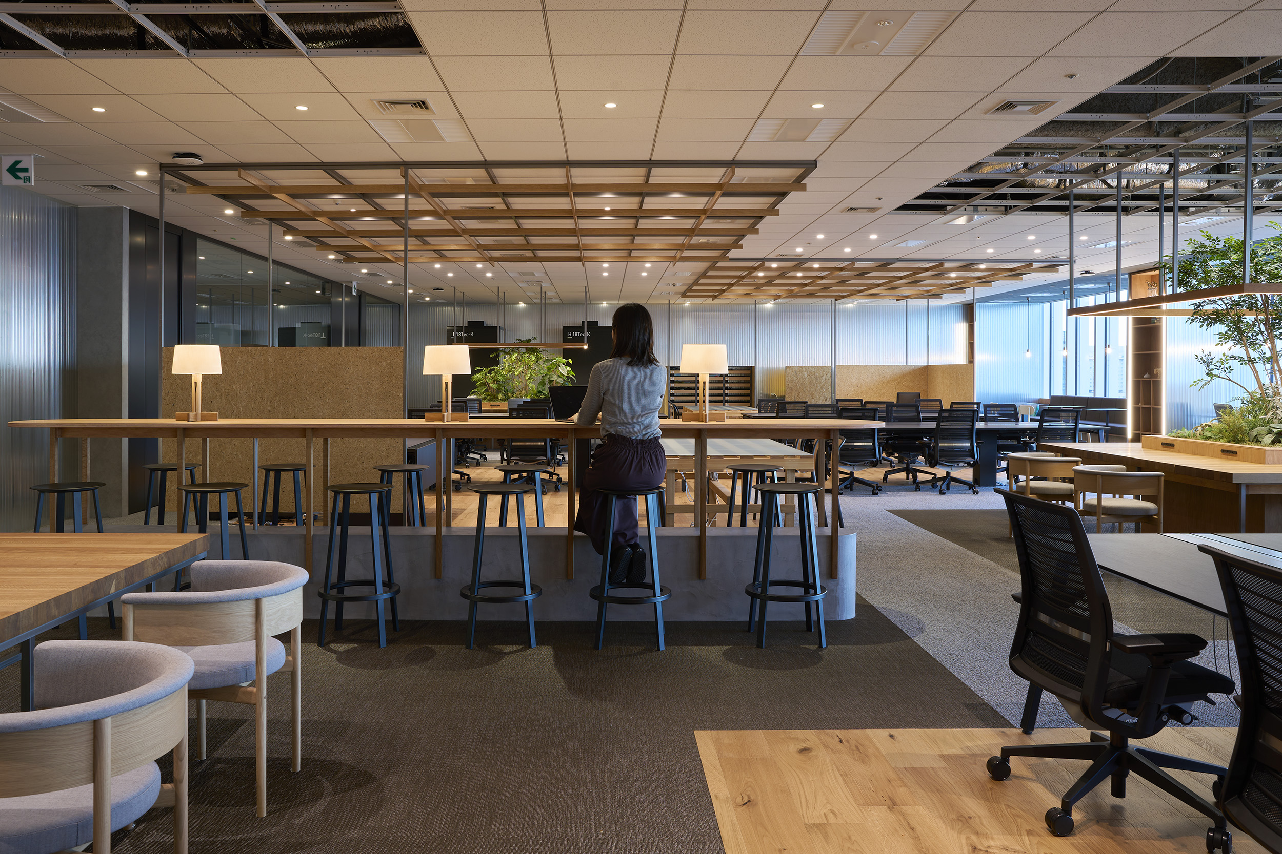 Interior design，office space ，