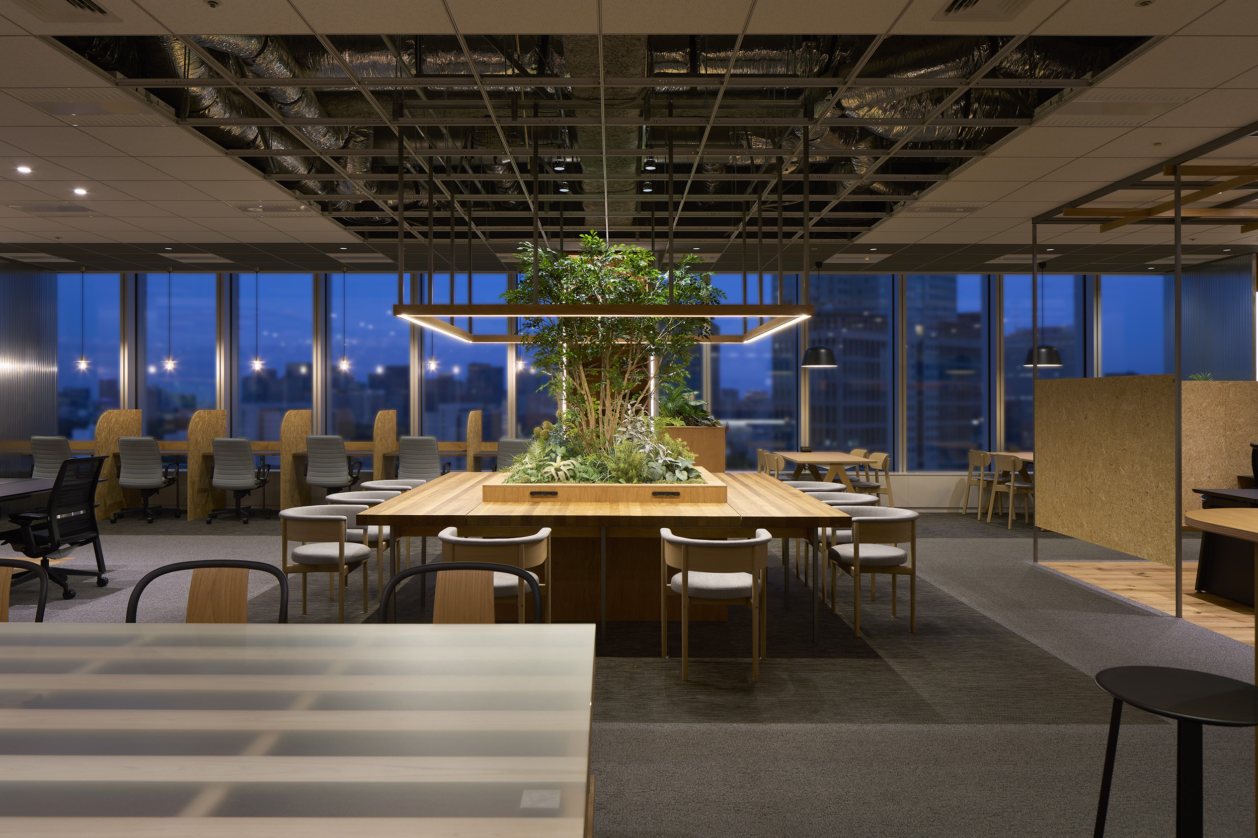 Interior design，office space ，