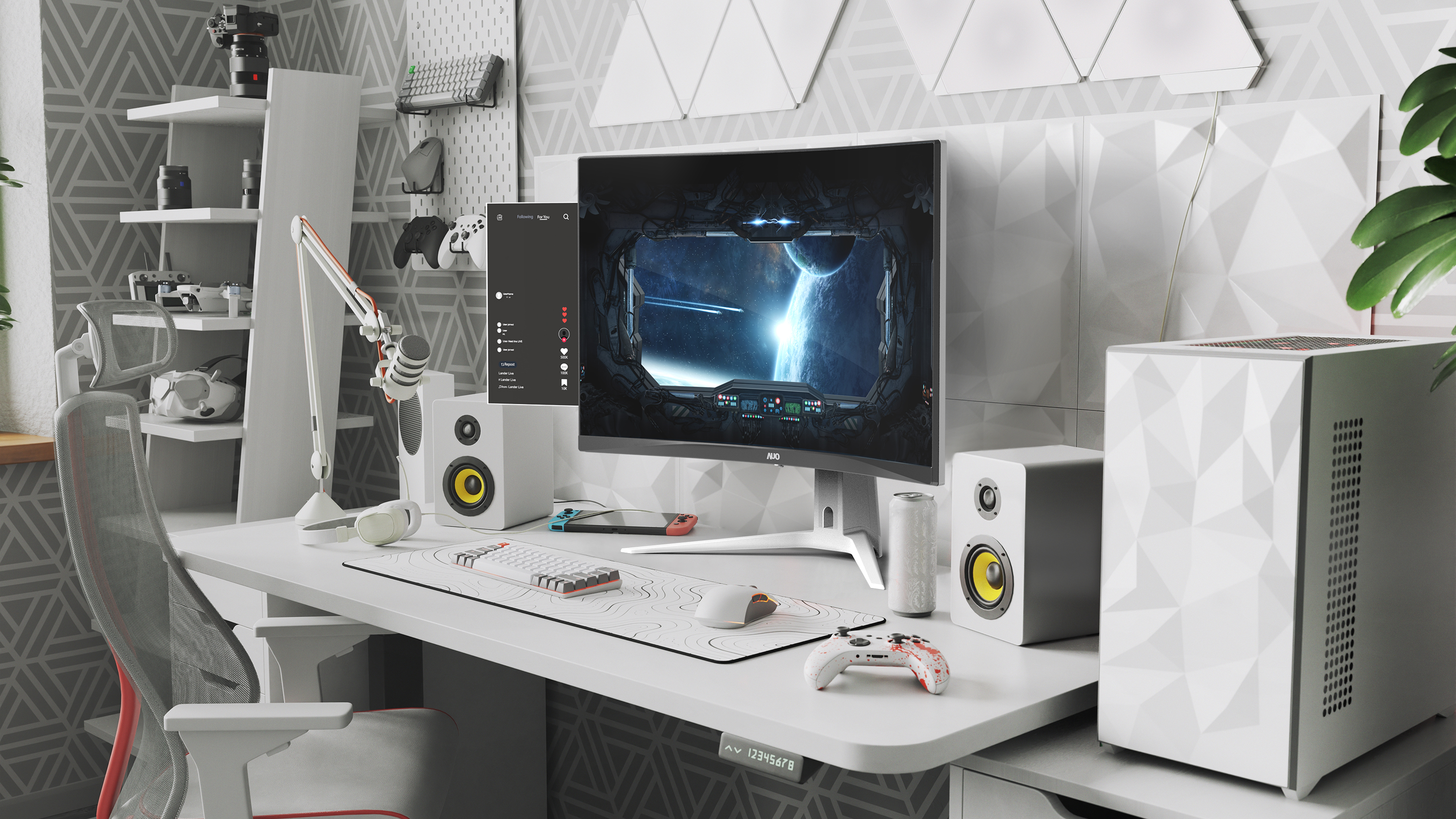 product design，E-sports/virtual reality technology products，