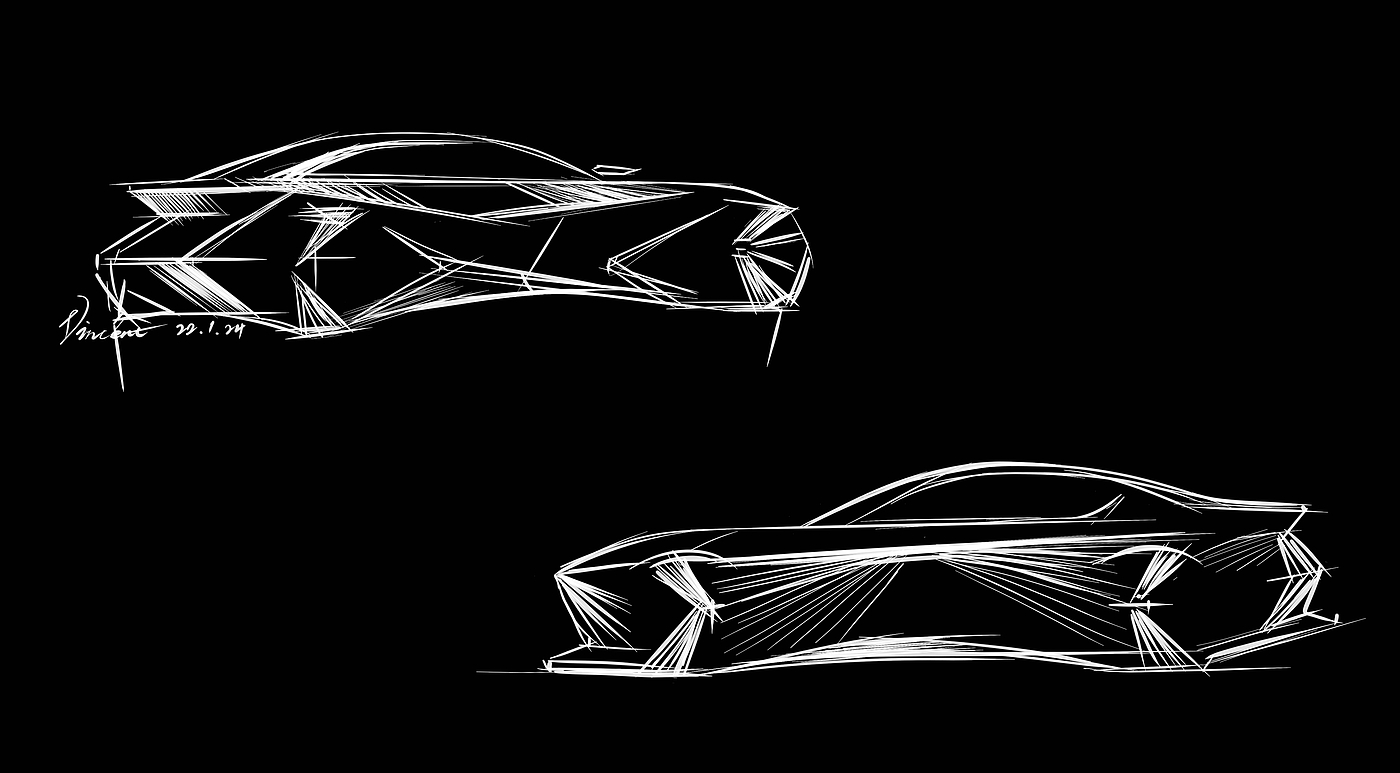 Hand drawn，automobile，photoshop，vehicle，