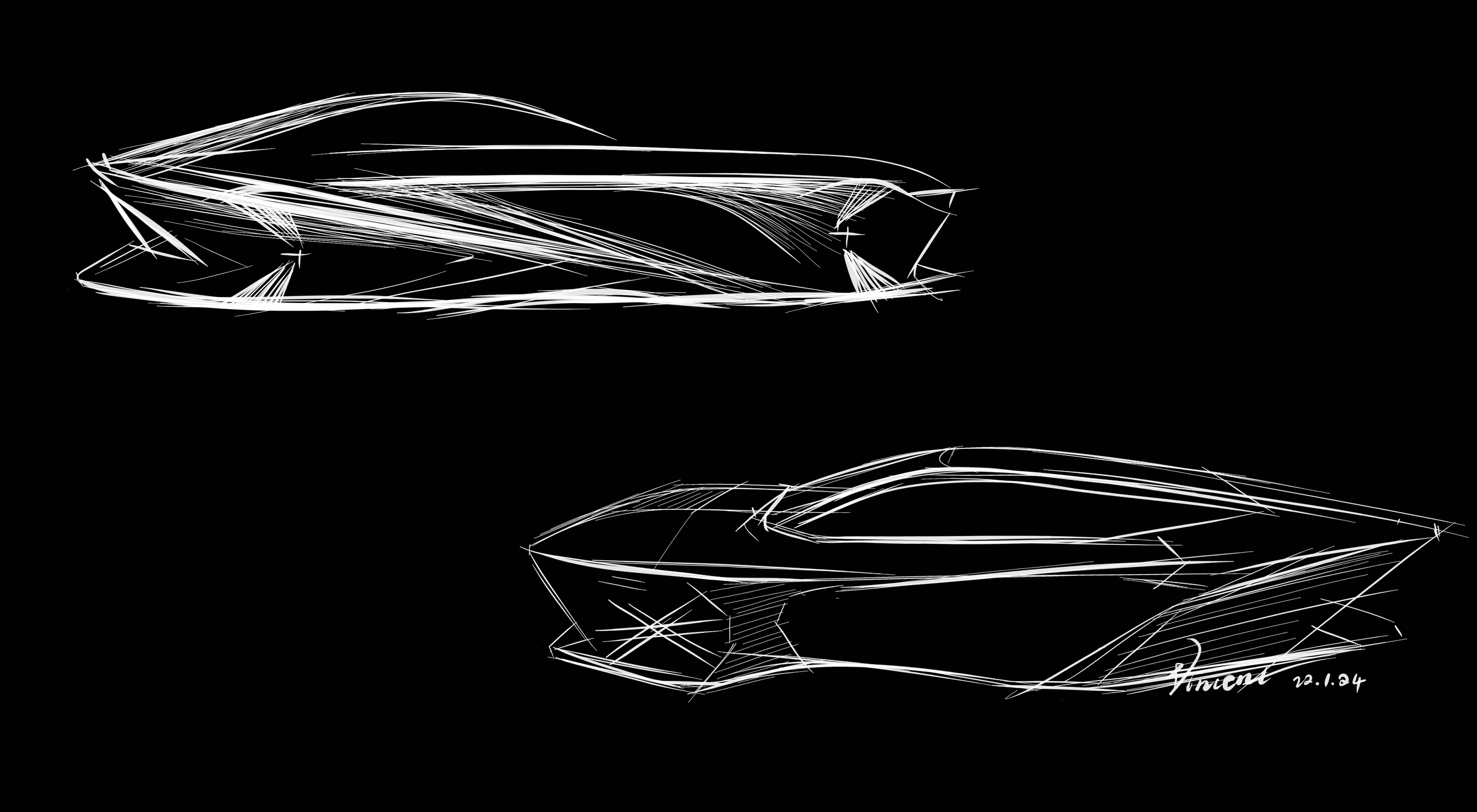 Hand drawn，automobile，photoshop，vehicle，