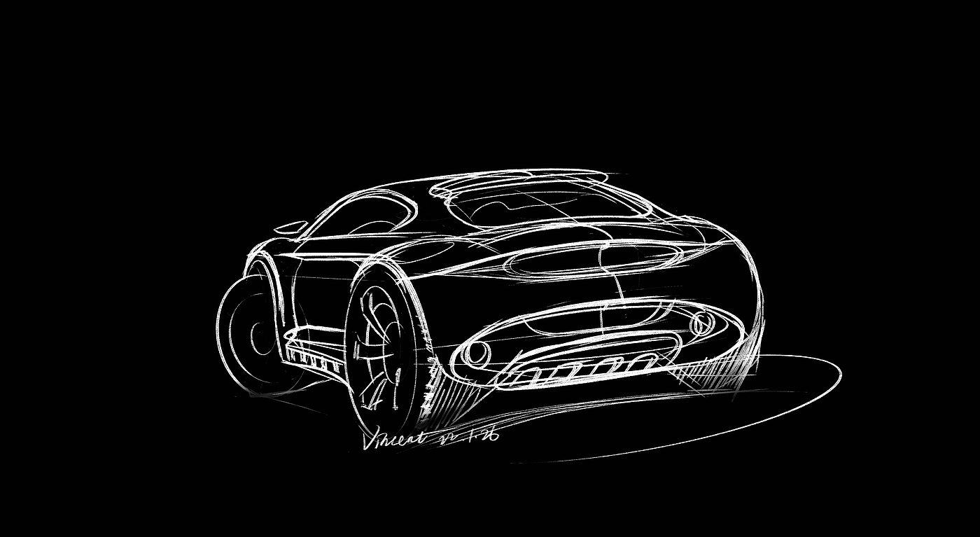 Hand drawn，automobile，photoshop，vehicle，