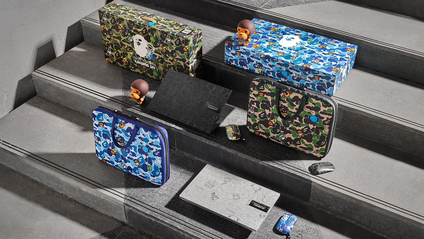 【2024年 iF设计奖】ASUS Vivobook S 15 OLED Bape Edition Packaging - 普象网