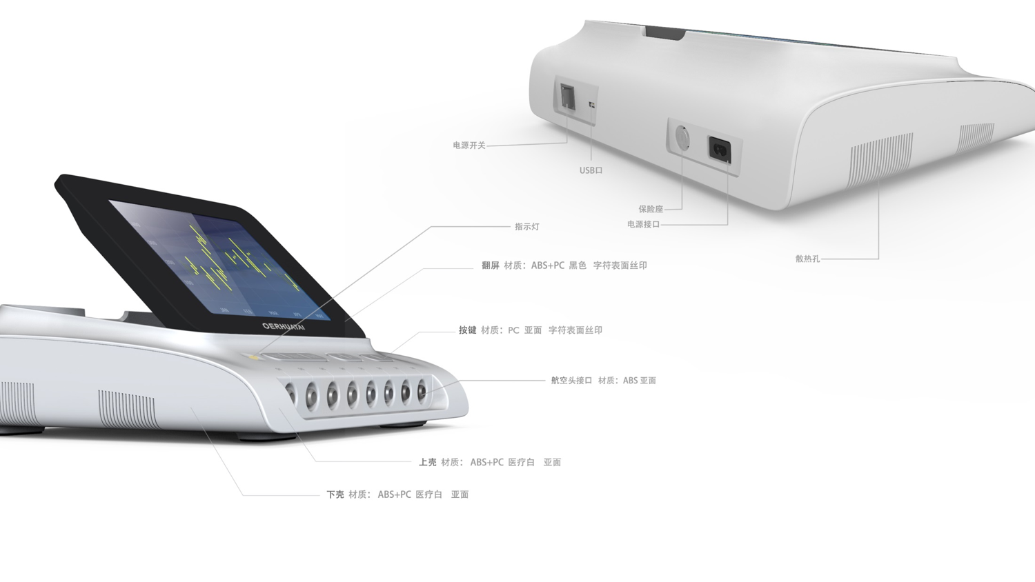 Design of Infrared Therapeutic Instrument，infrared therapeutic apparatus，Medical product design，Medical device design，Medical equipment design，
