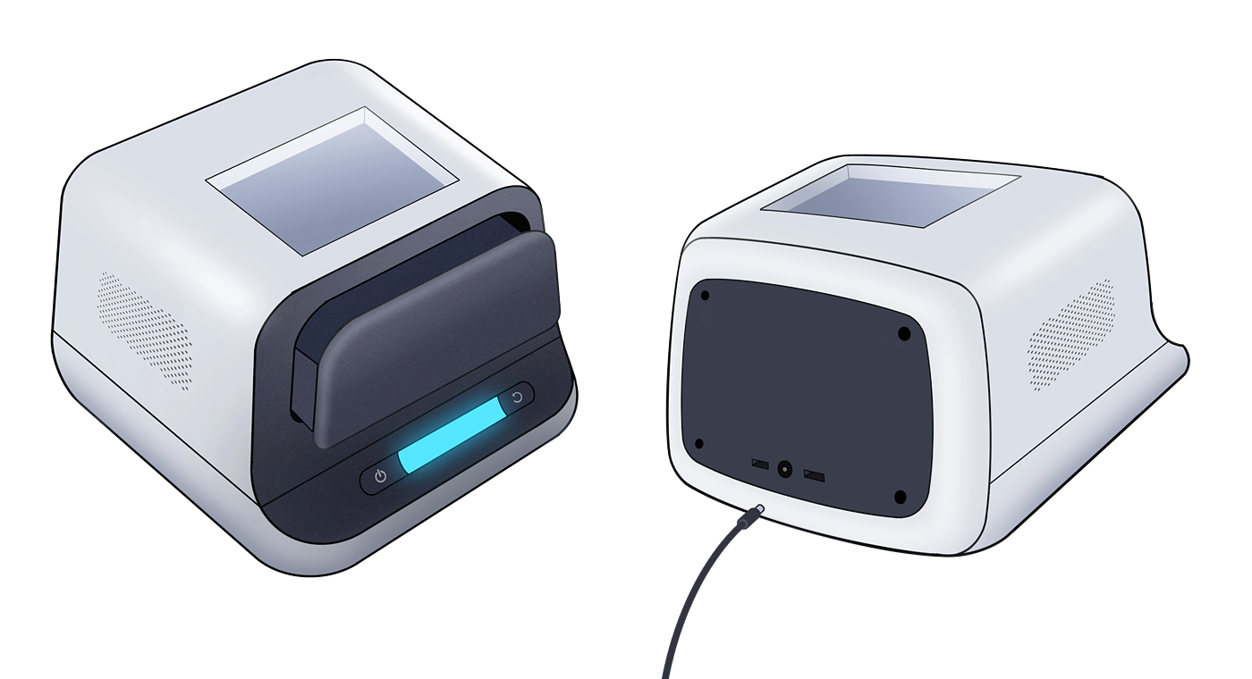 Appearance design of desktop biological monitoring instrument，