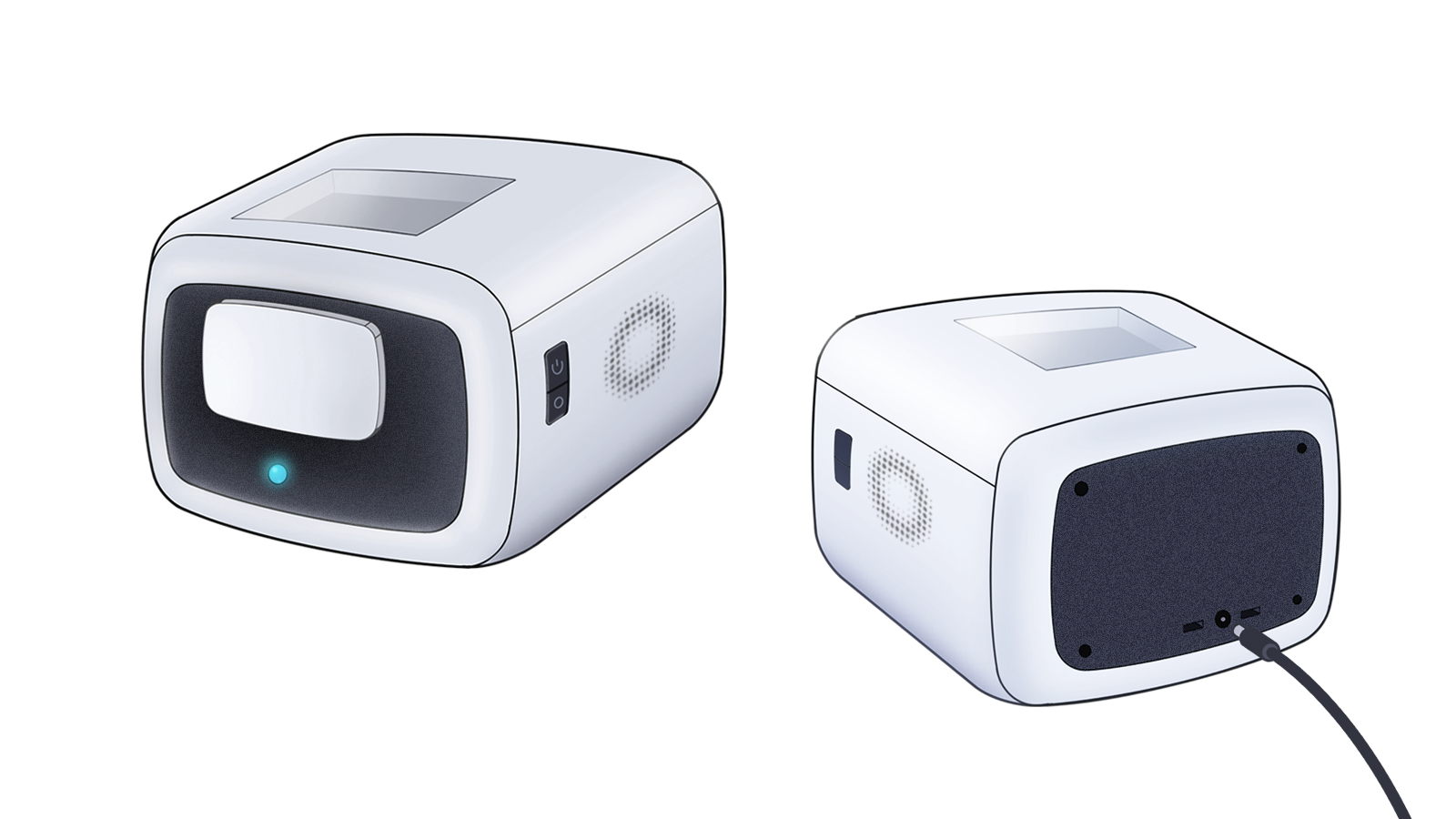 Appearance design of desktop biological monitoring instrument，
