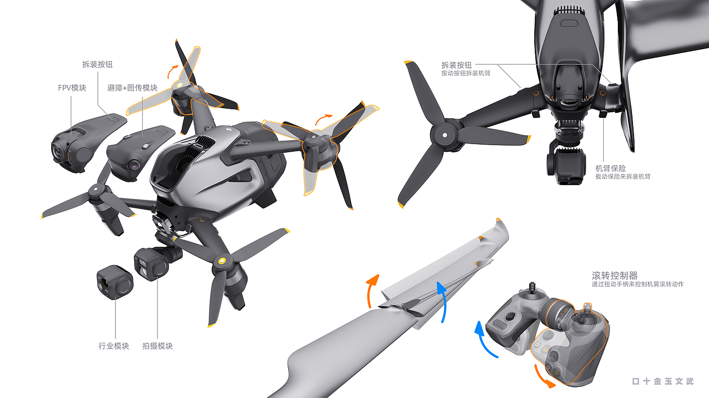 UAV，DAY，industrial design，