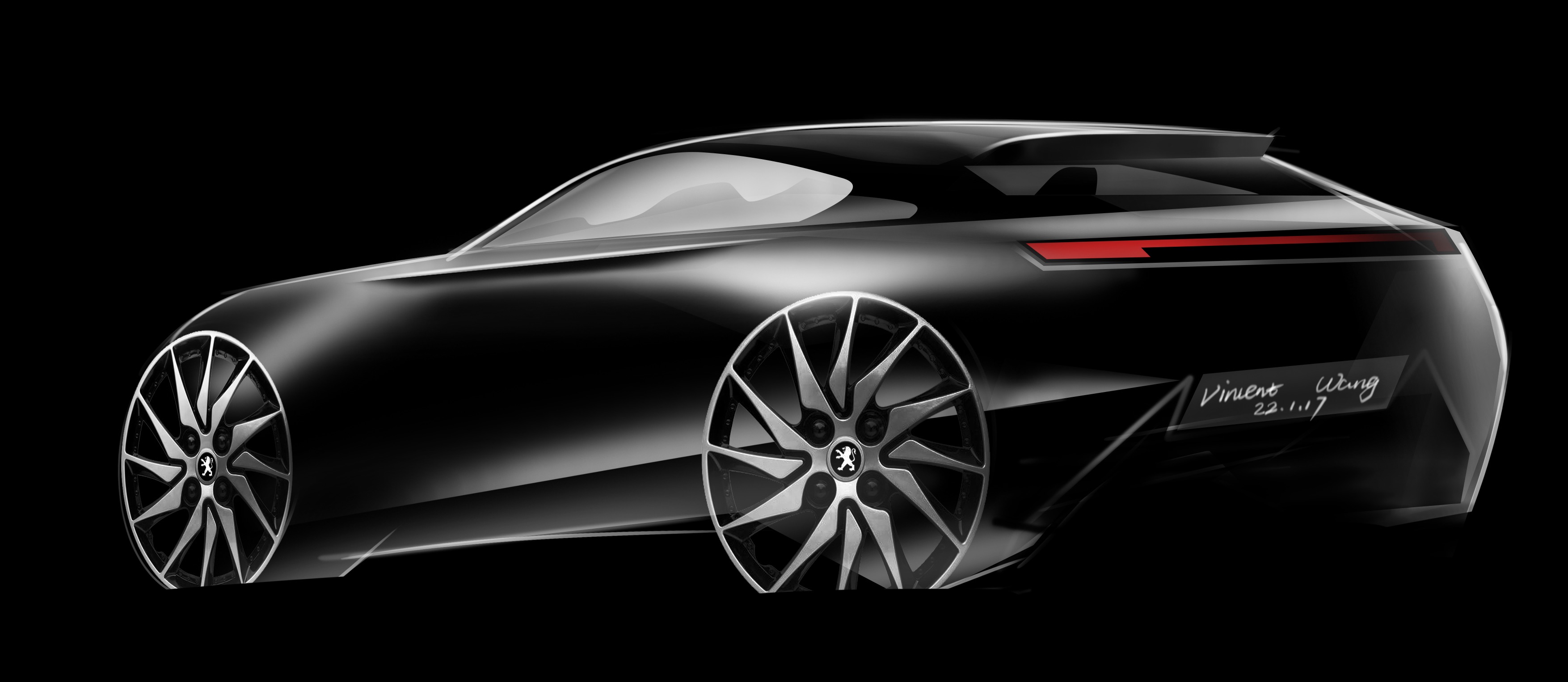 Hand drawn，automobile，photoshop，vehicle，