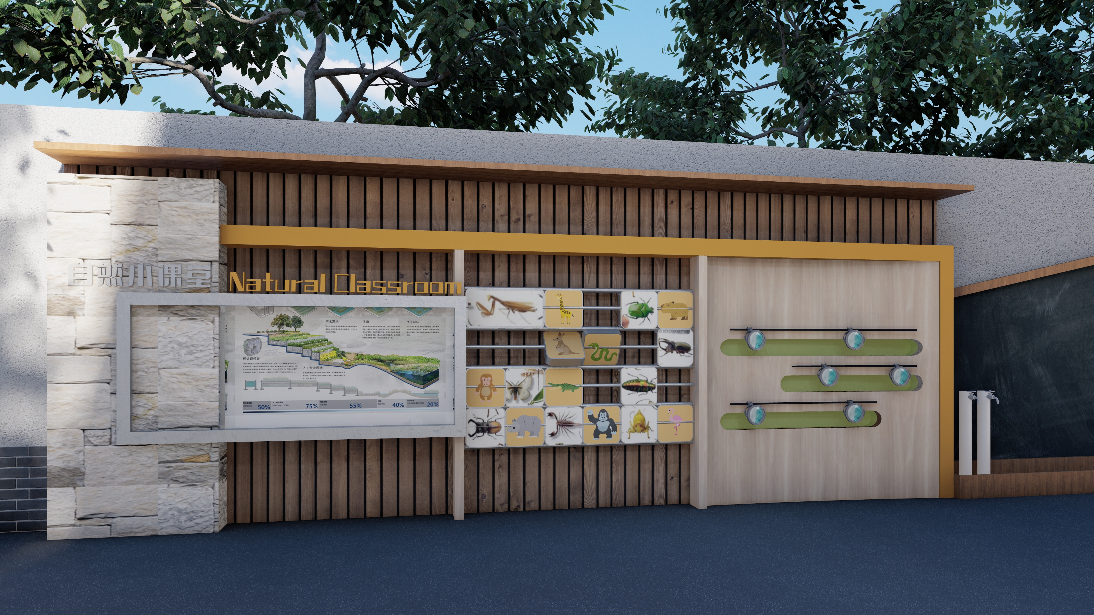 Large Toys, Monet Garden, Plant Science Popularization, Sand Pond Landscape，