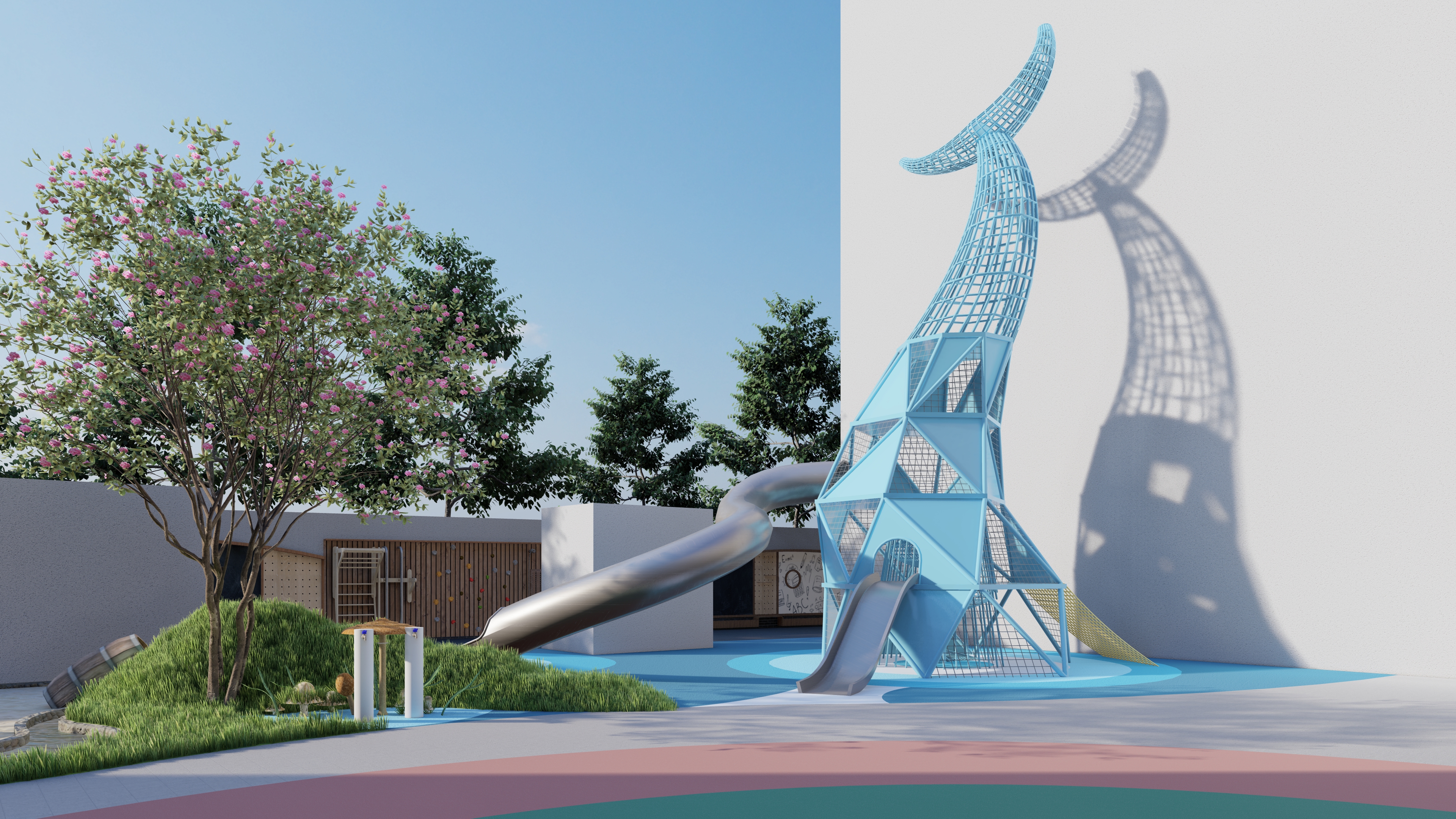 Large Toys, Monet Garden, Plant Science Popularization, Sand Pond Landscape，