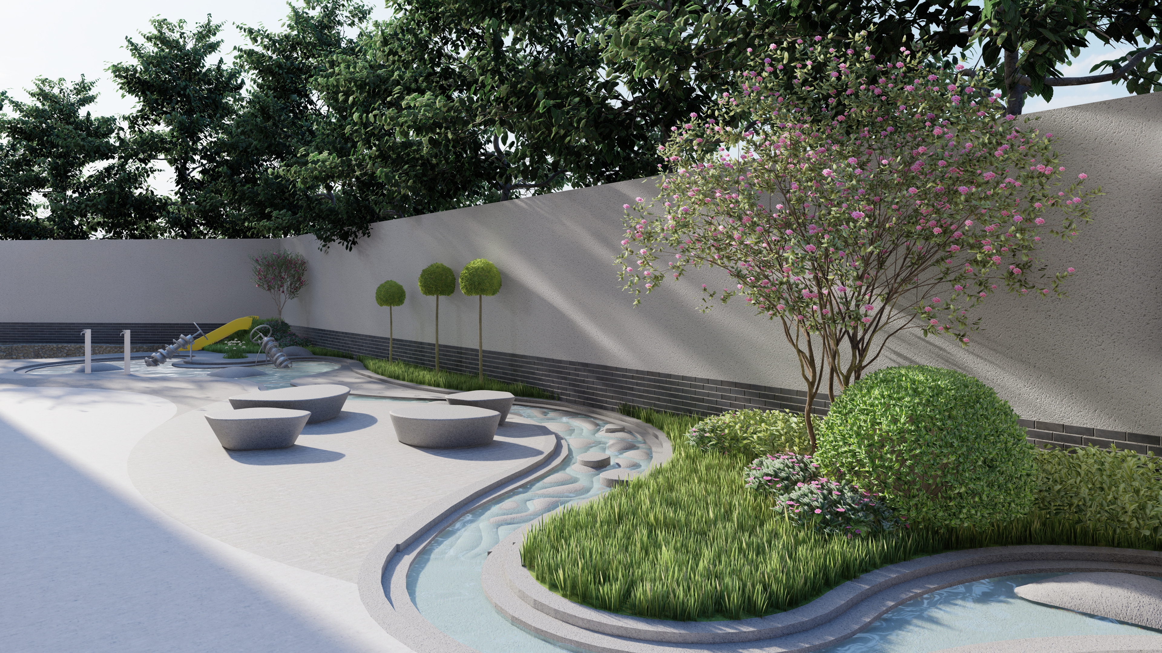 Large Toys, Monet Garden, Plant Science Popularization, Sand Pond Landscape，