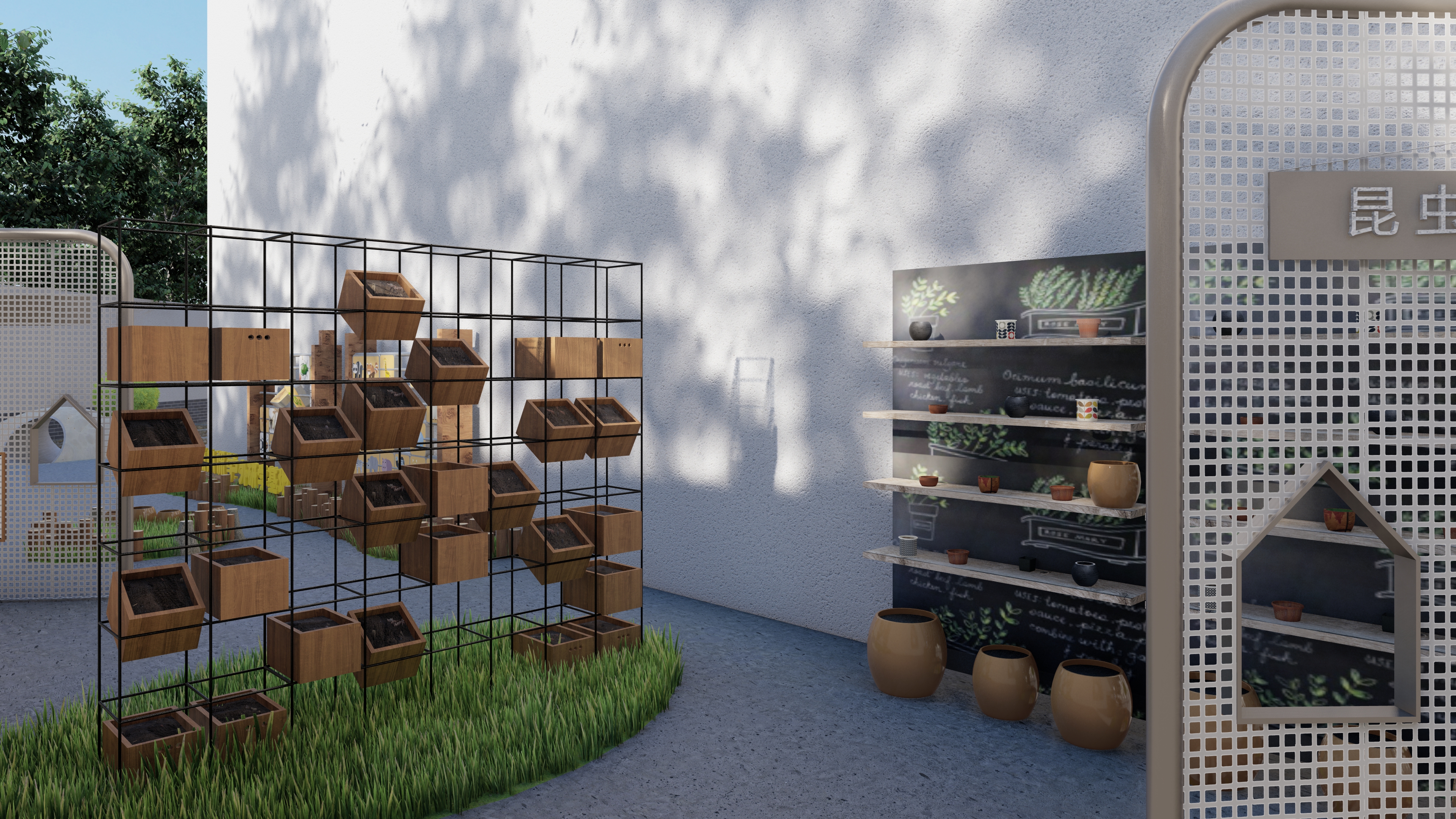 Large Toys, Monet Garden, Plant Science Popularization, Sand Pond Landscape，