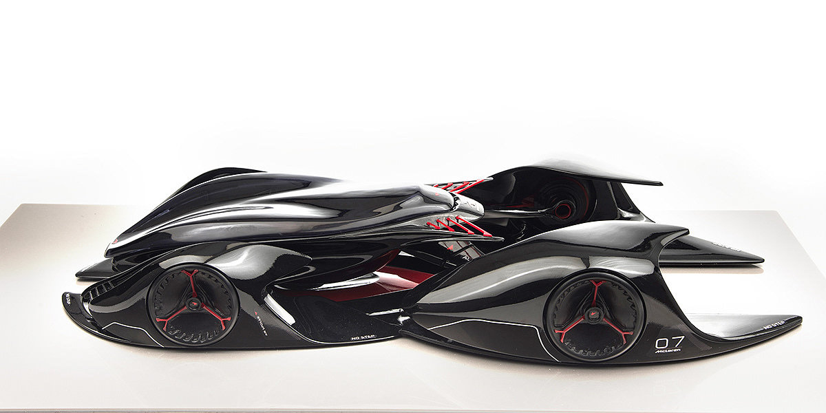 mclaren，Equation car racing，product design，industrial design，