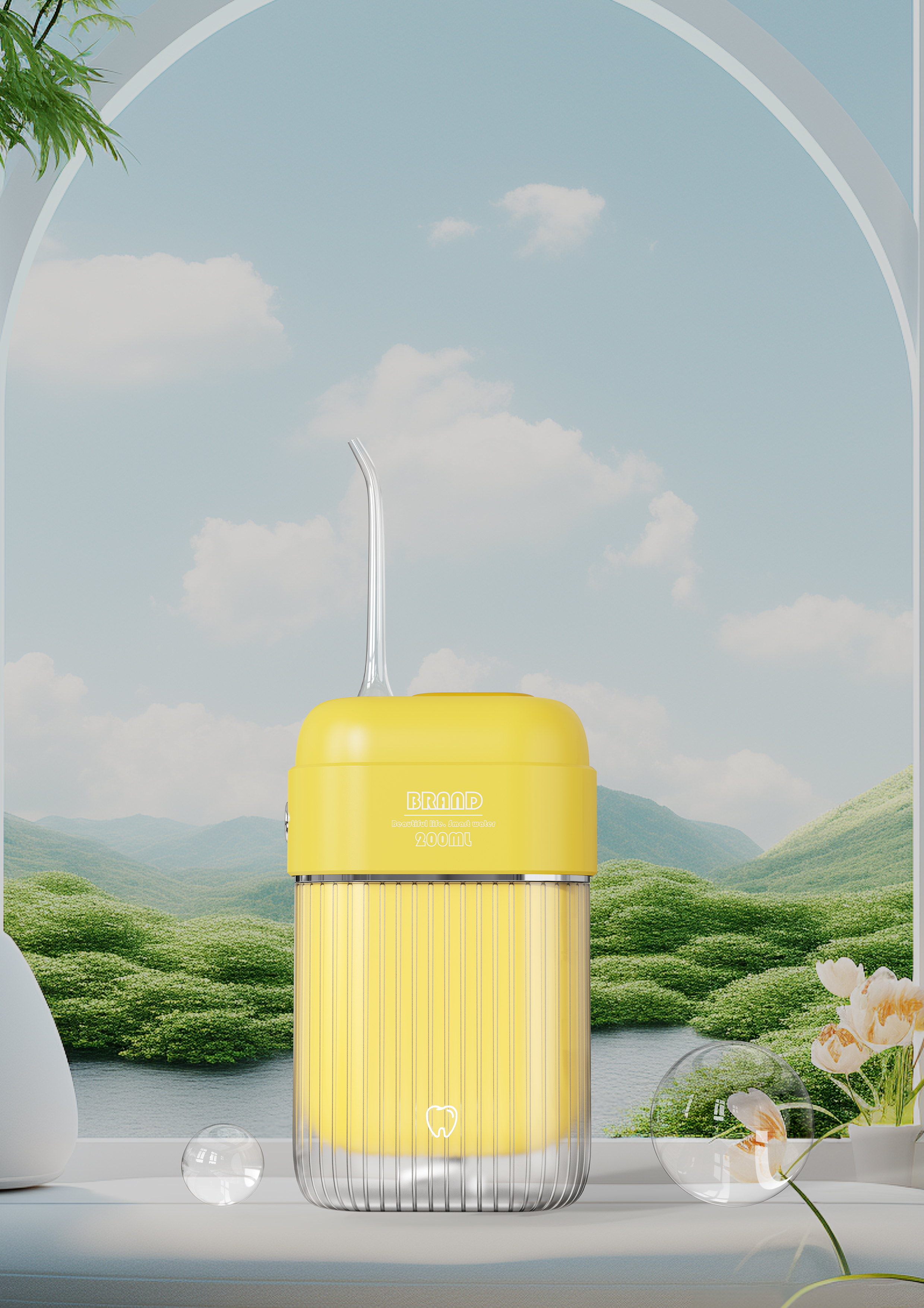 Morandi color system，Product appearance，Product color matching，oral irrigator，