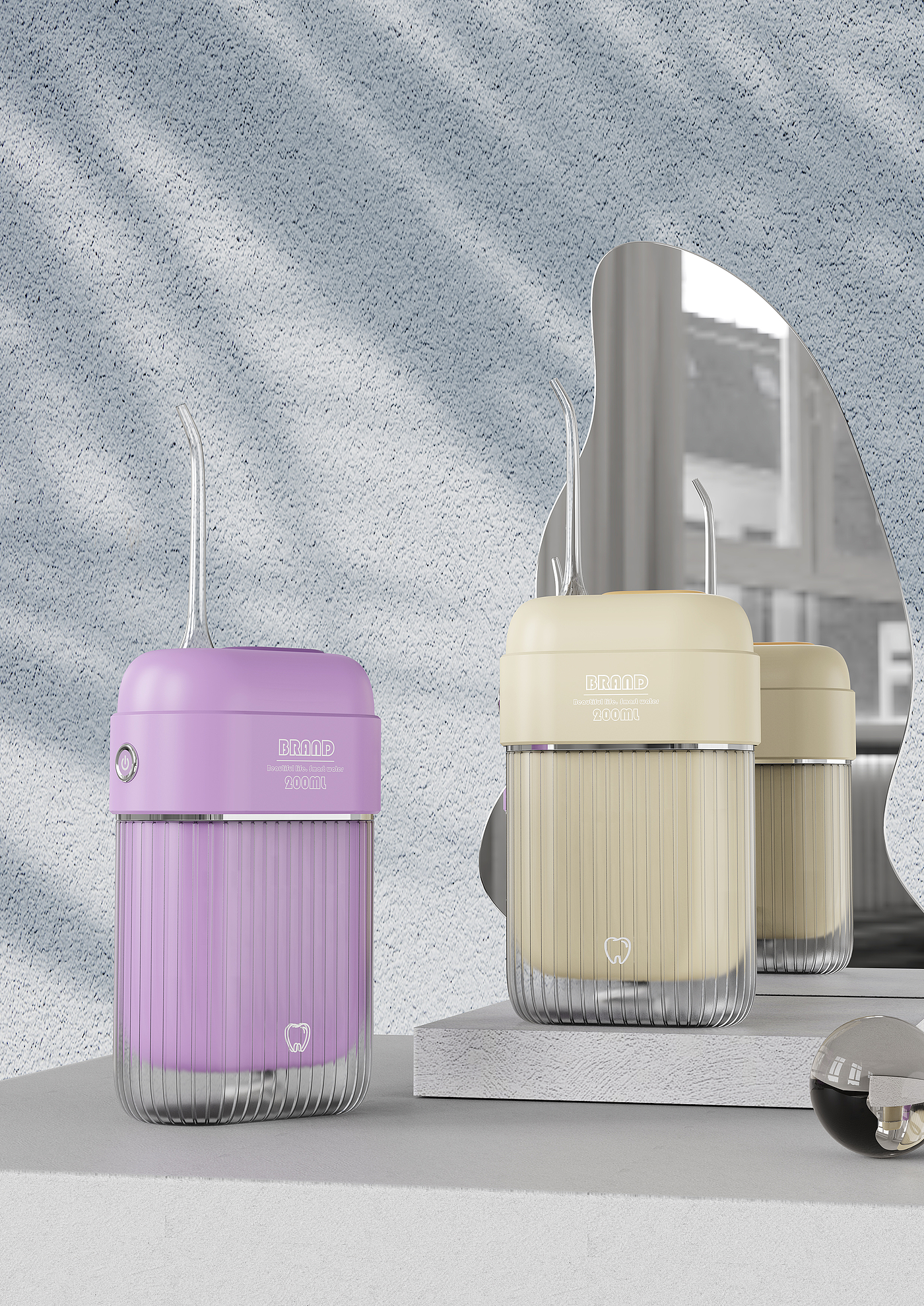 Morandi color system，Product appearance，Product color matching，oral irrigator，