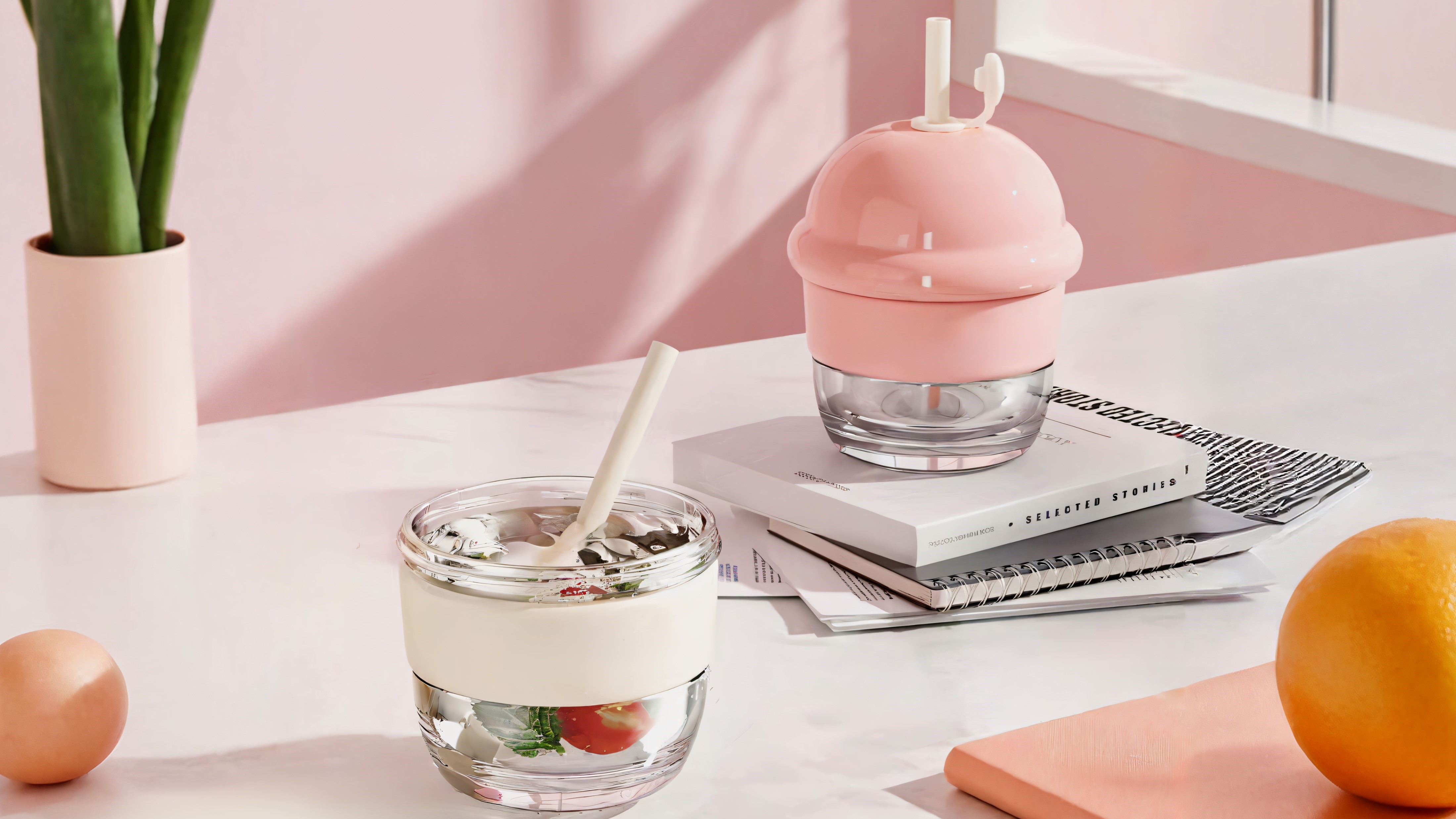 flower receptacle，Tea cup，Fruit cup，Simple and cute，Fashion and colorful，