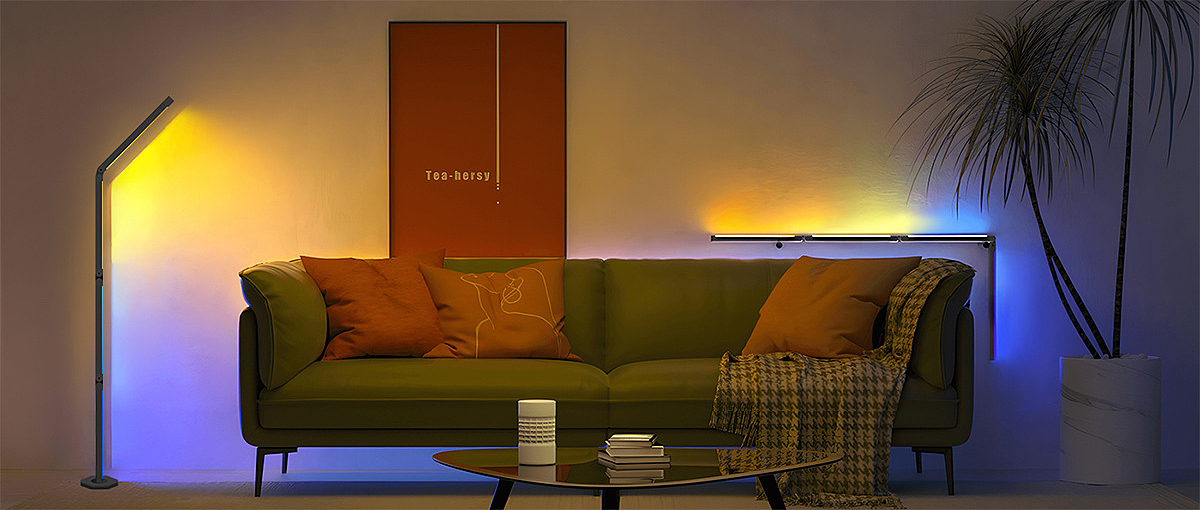 diy，Atmosphere lamp，Foldable，Phantom mode 1600w colors，