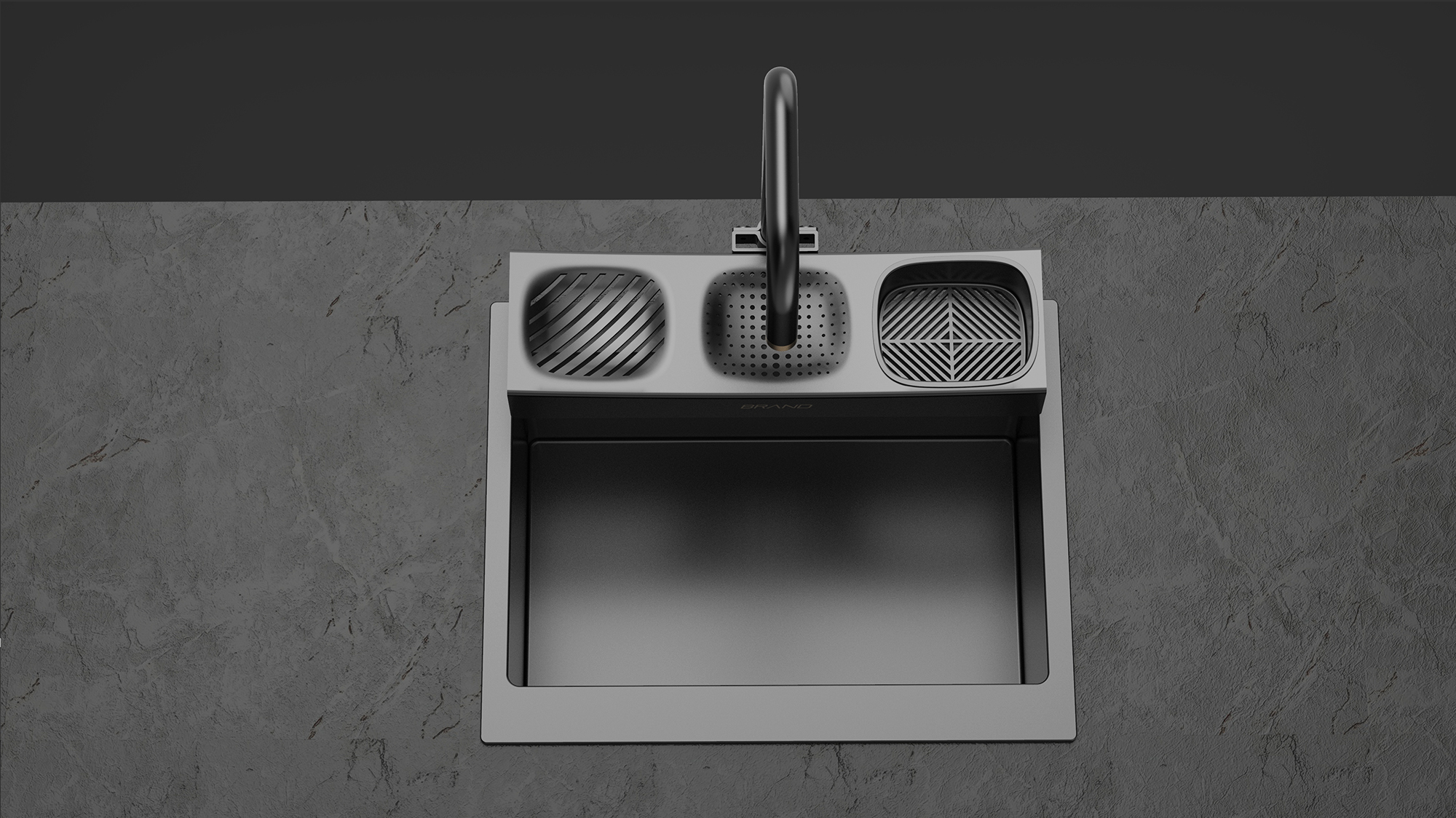 Kitchen storage，Sink Storage Rack，Metal stamping，Sheet metal bending，