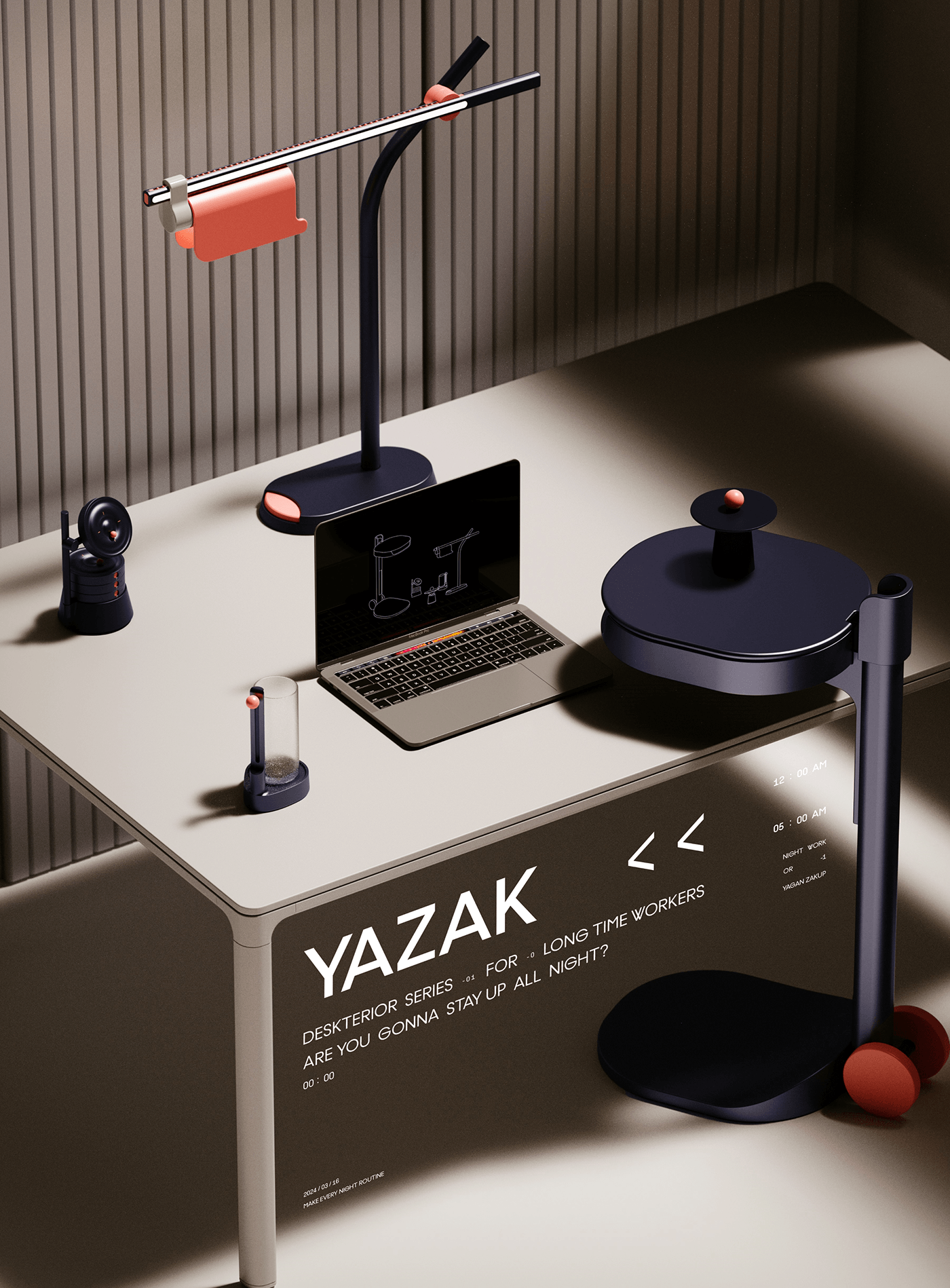 modularization，Desk lamp，Simplicity，