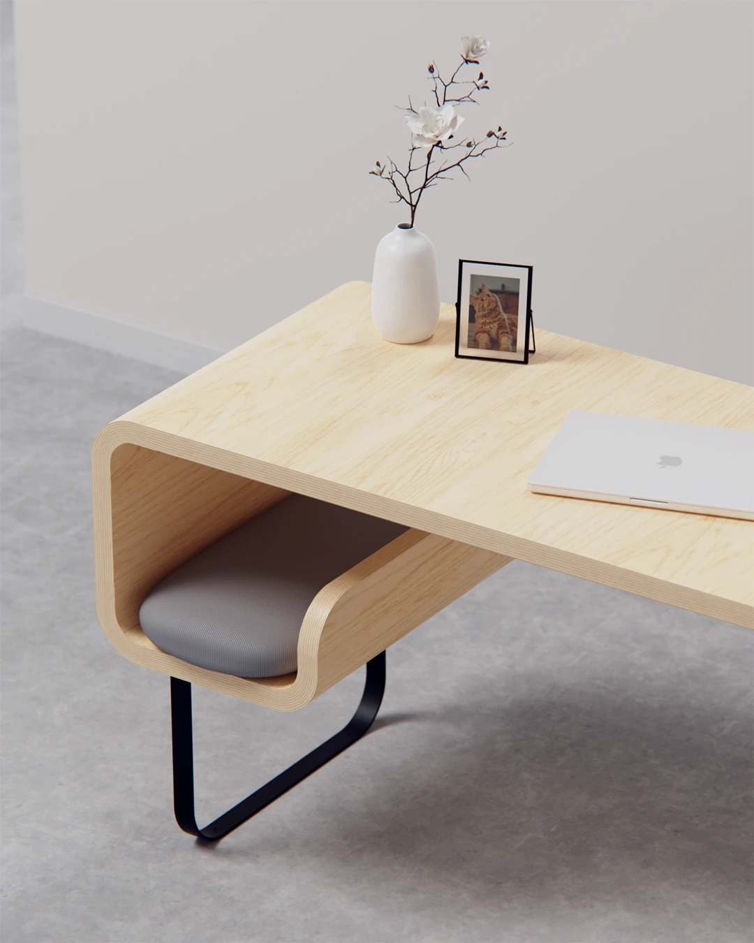 desk，Cat nest，industrial design，Minimalism，furniture，