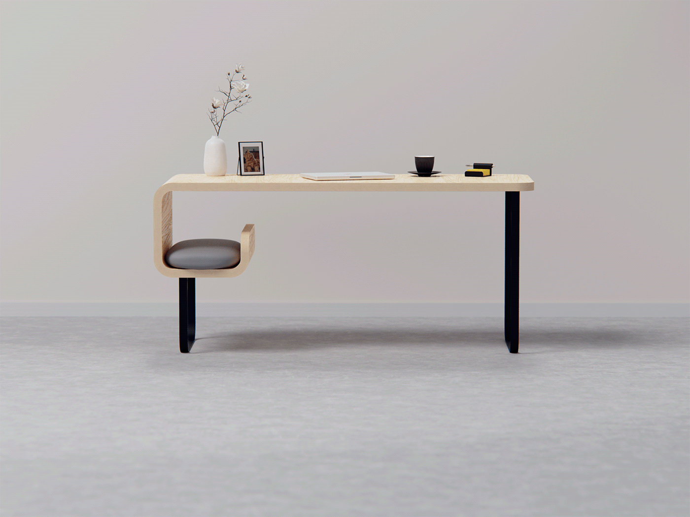 desk，Cat nest，industrial design，Minimalism，furniture，