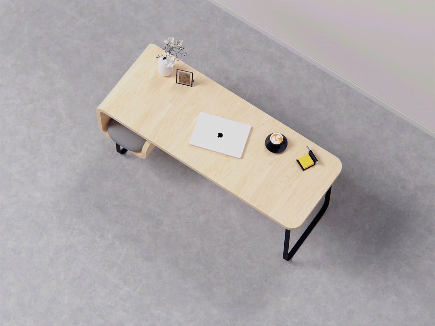 desk，Cat nest，industrial design，Minimalism，furniture，