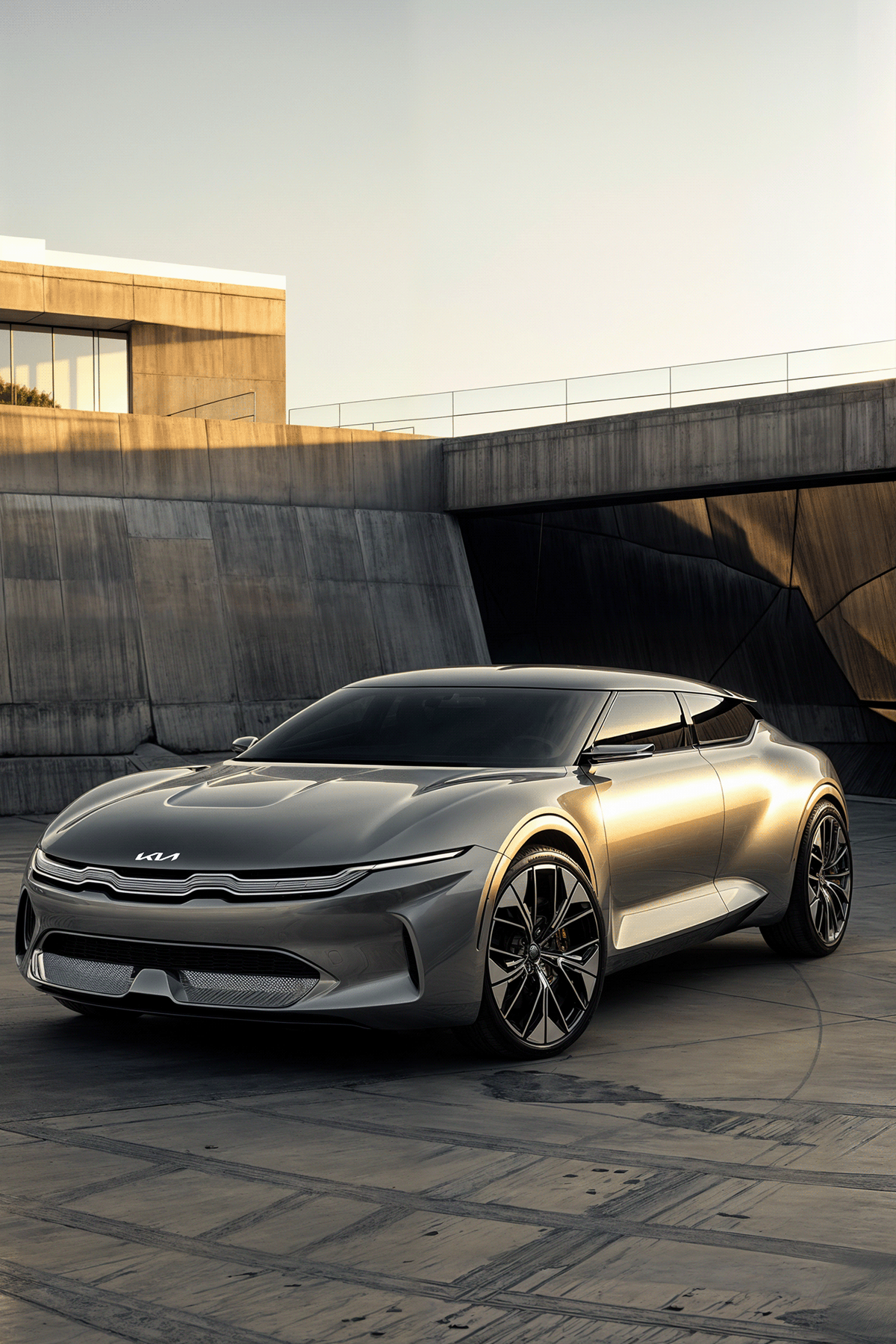kIa ，concept，automobile，Digital art，