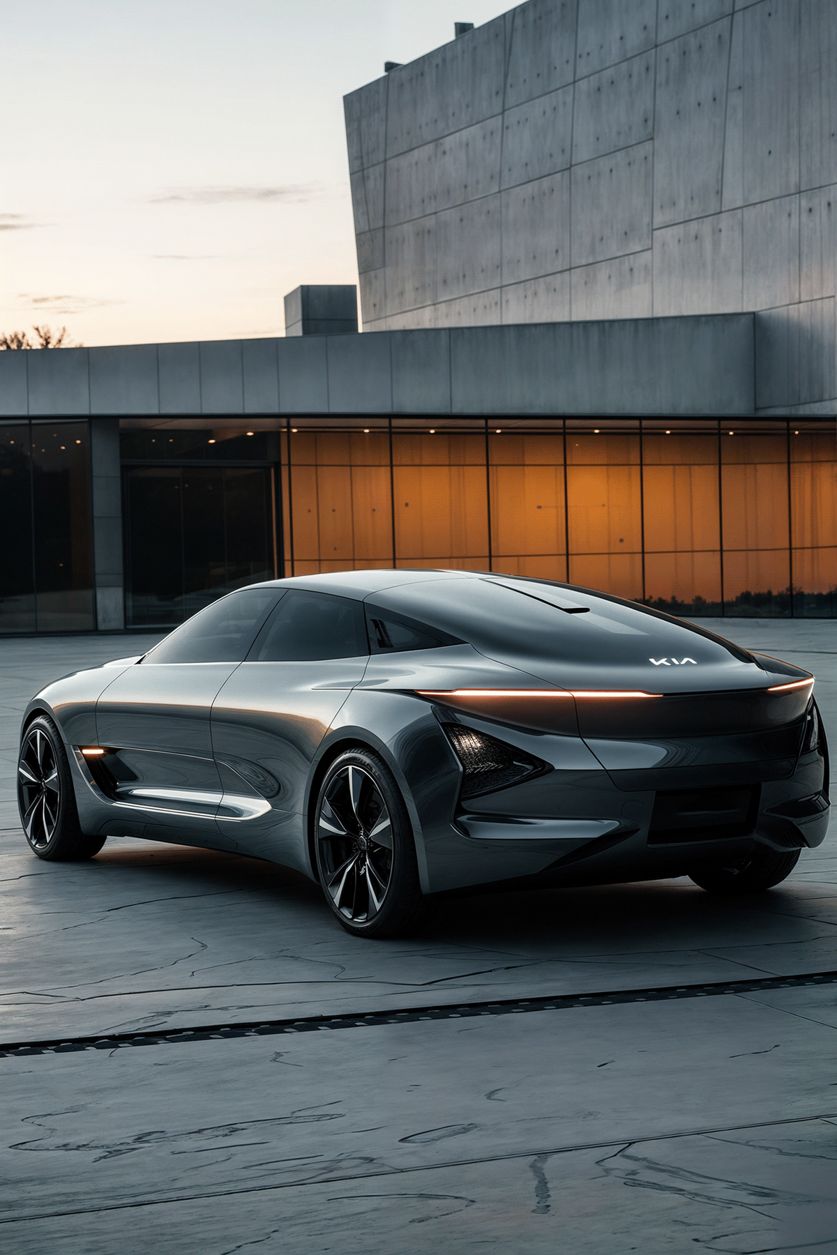 kIa ，concept，automobile，Digital art，