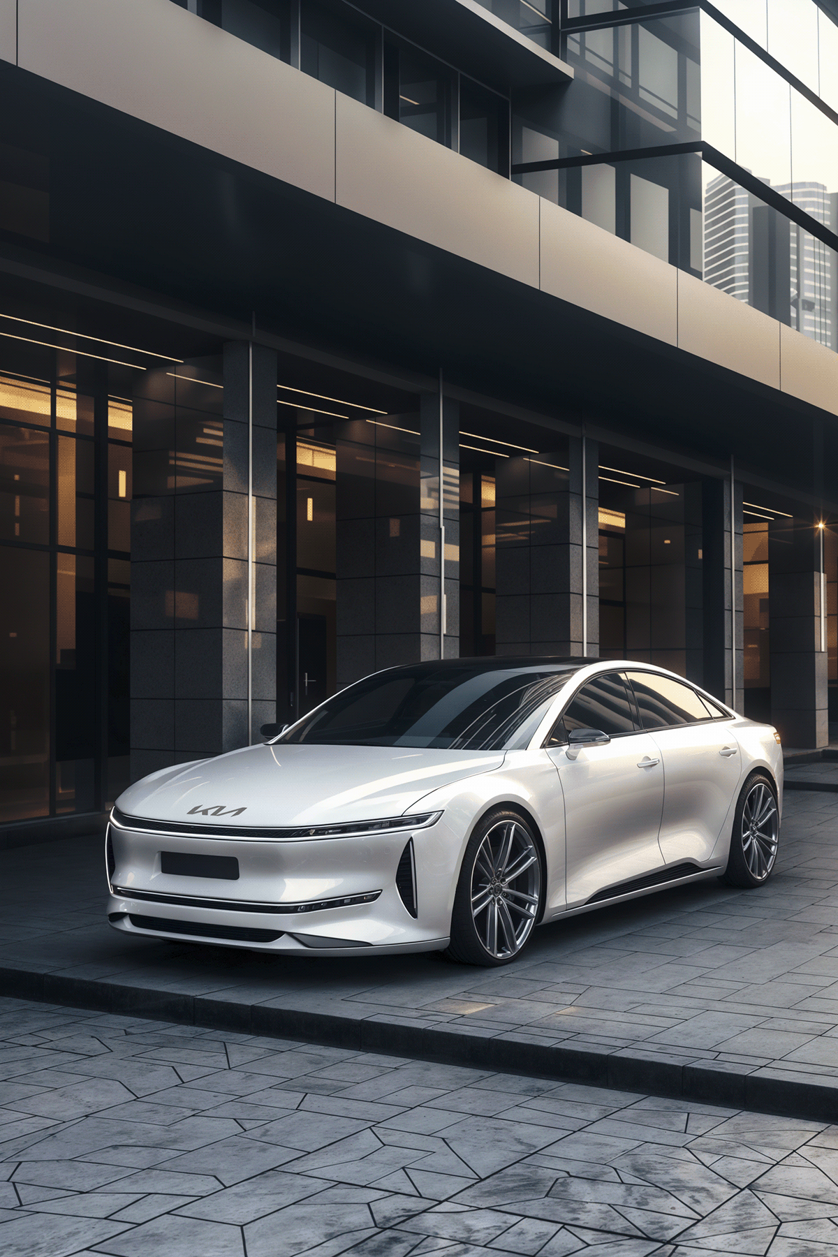 kIa ，concept，automobile，Digital art，