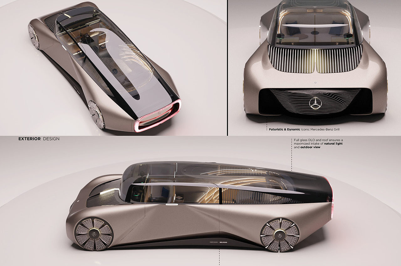 automobile，Automatic driving，industrial design，concept，Benz，